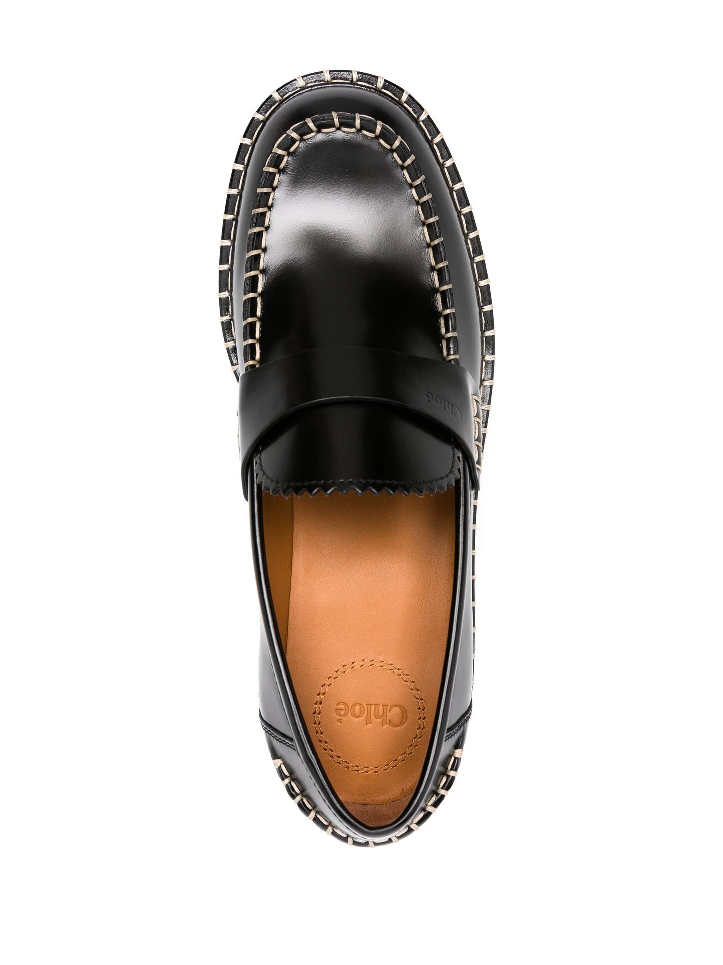 Noua leather flat-loafer
