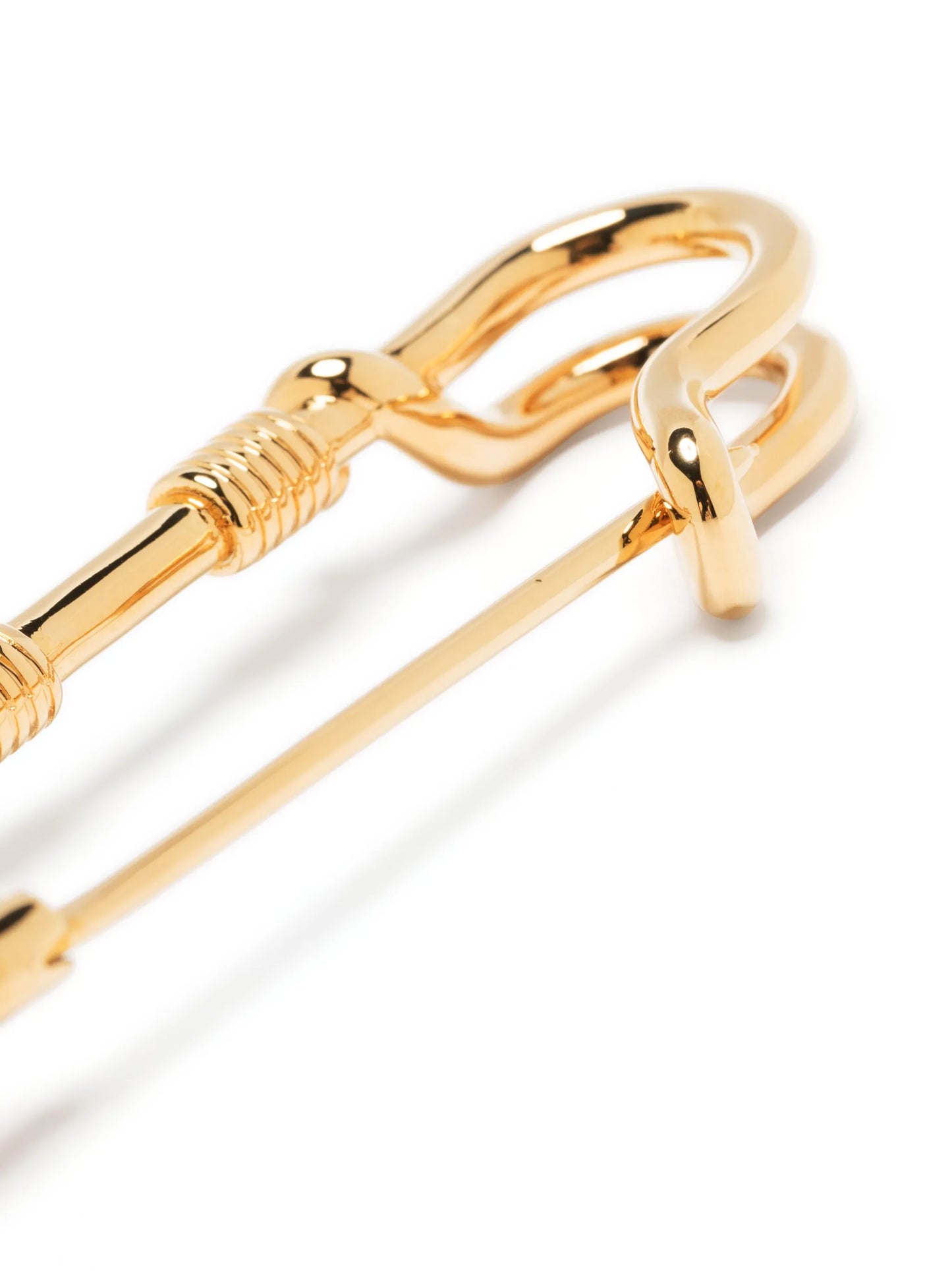 Safety-Pin Medusa brooch