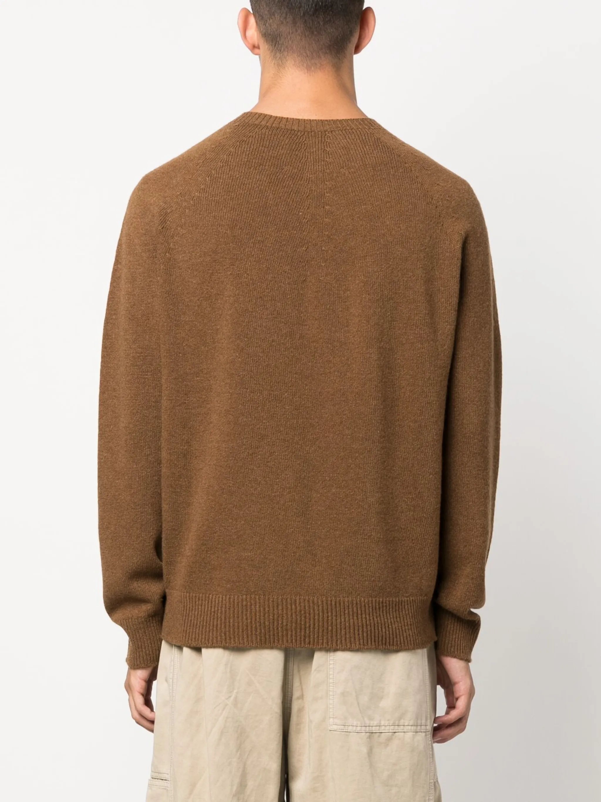 fine-knit wool-cashmere jumper