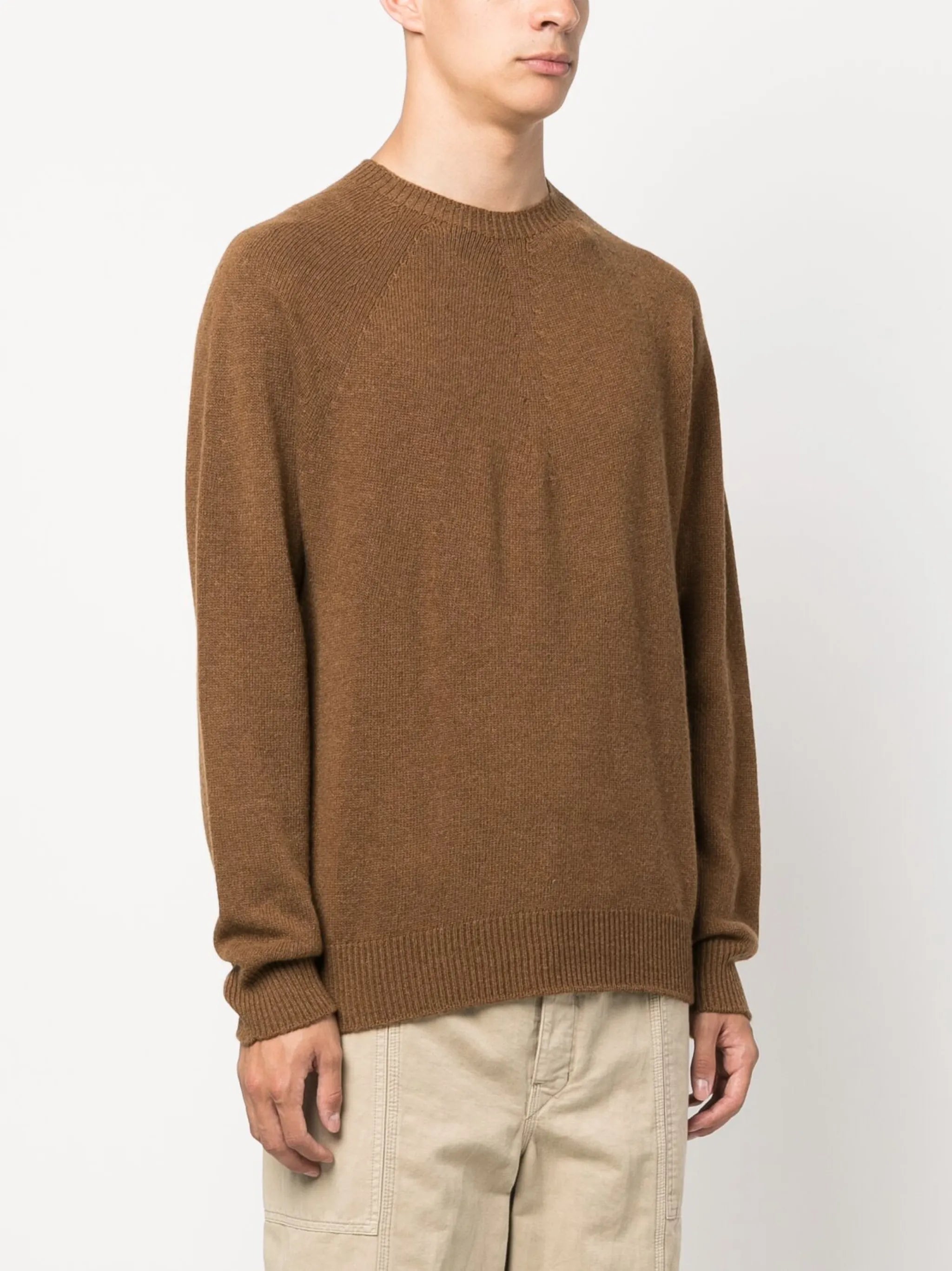 fine-knit wool-cashmere jumper