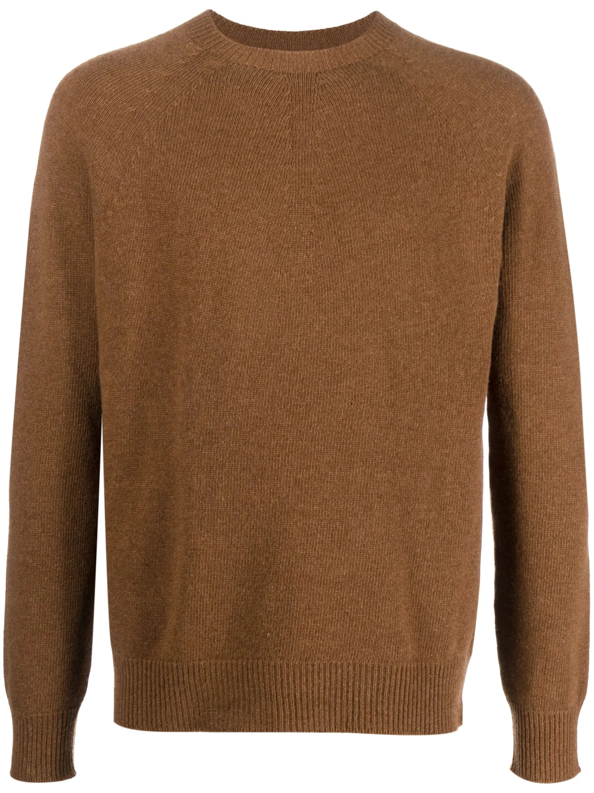fine-knit wool-cashmere jumper