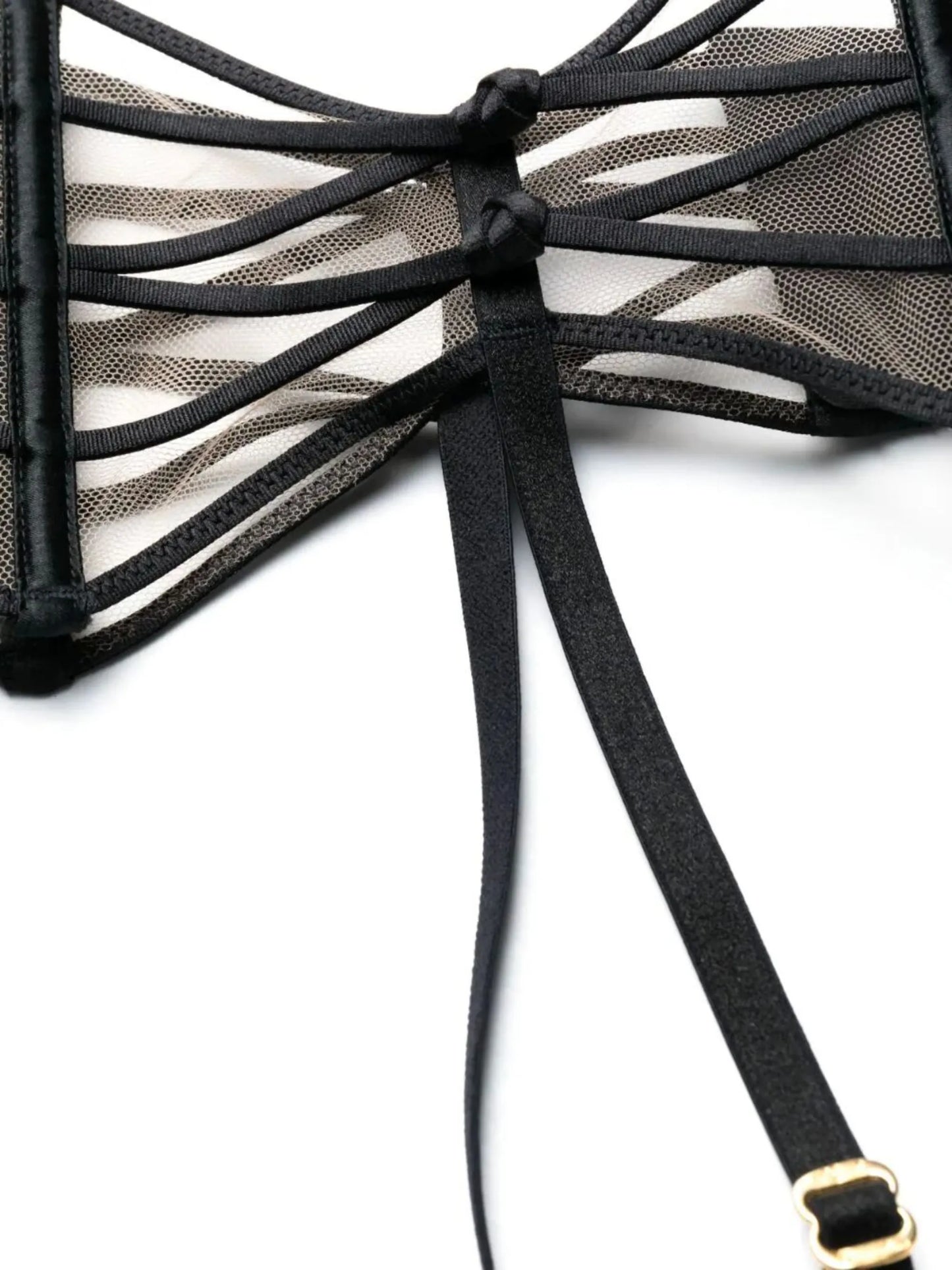 Ozara corset-style tulle suspender