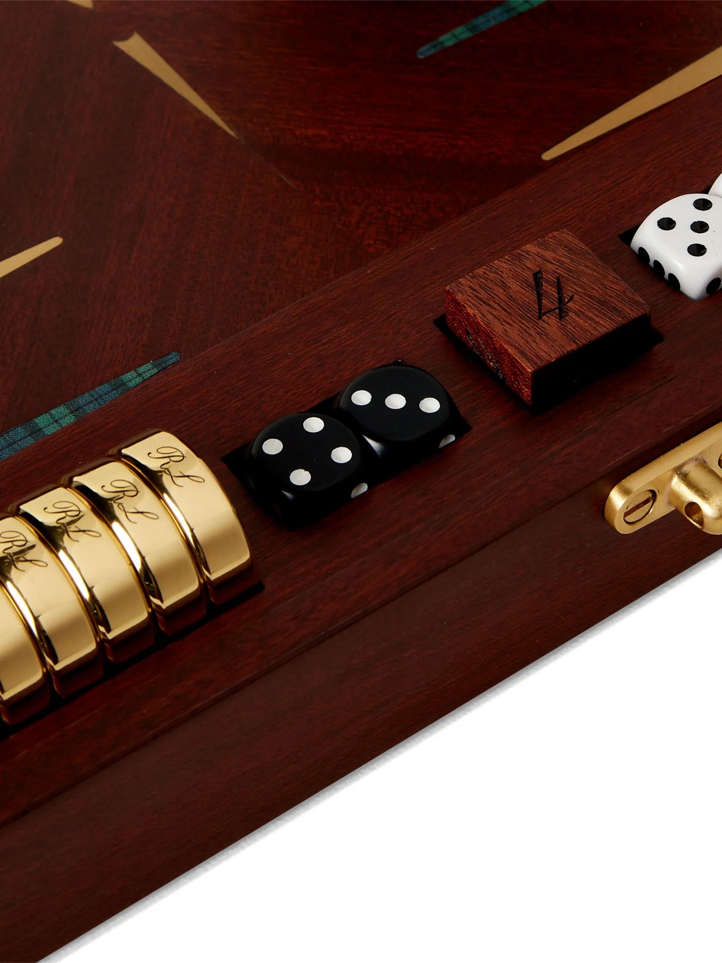 tartan parkwood backgammon