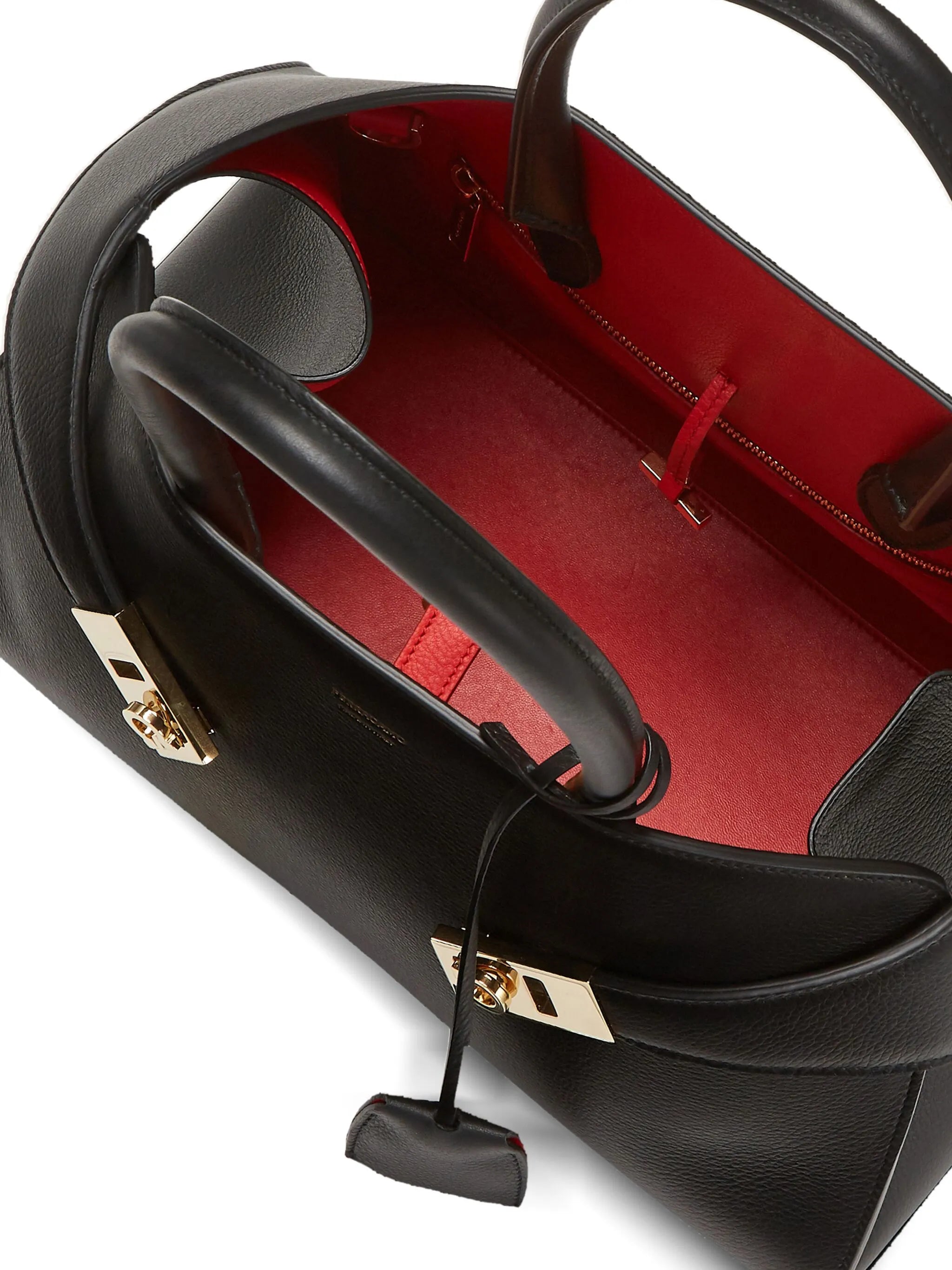 small Hug leather tote bag
