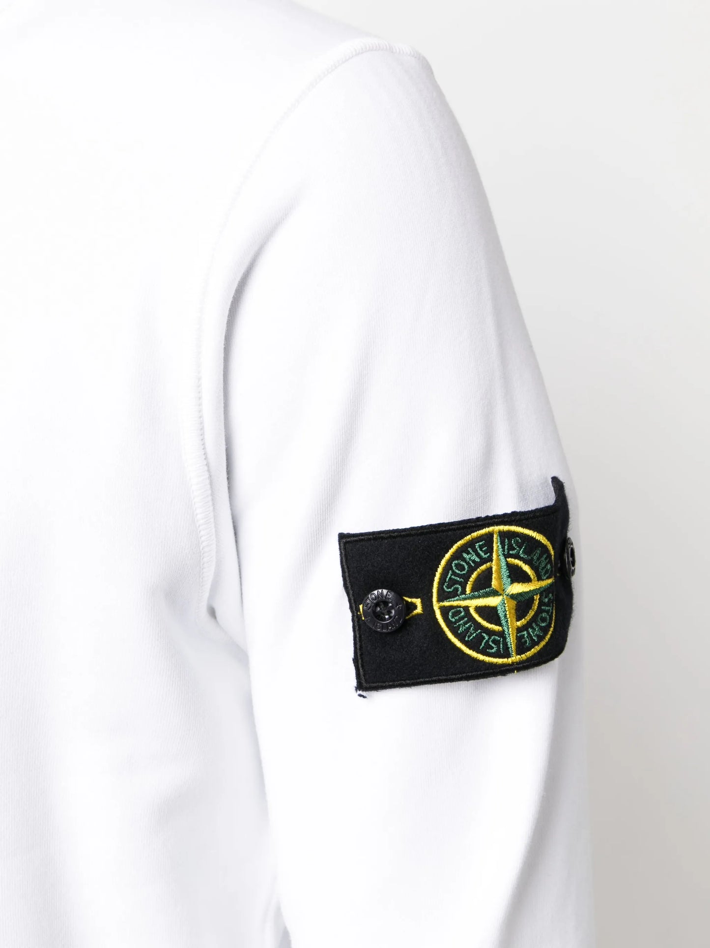 Compass-patch crew-neck sweatshirt