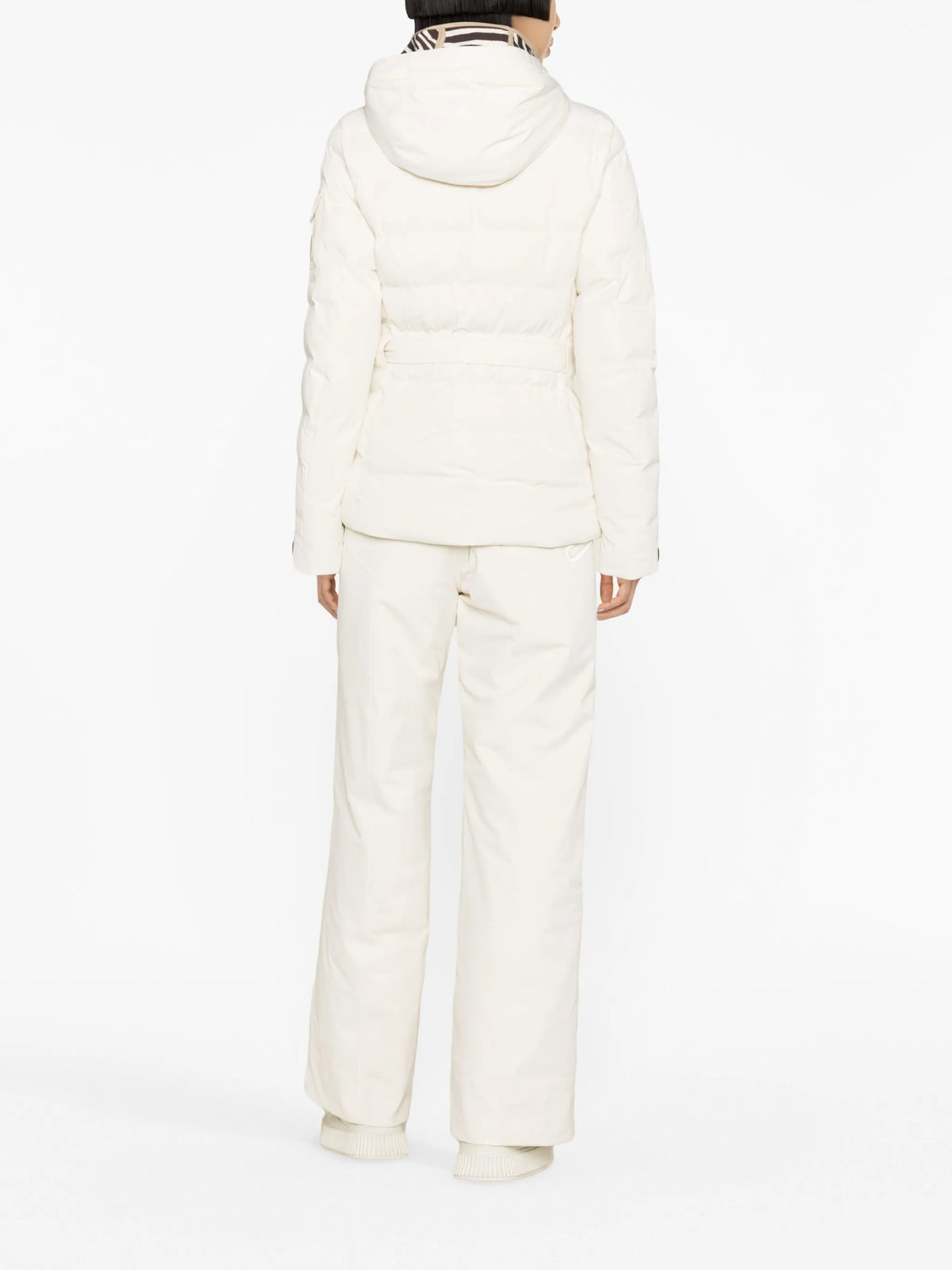 Ellya belted-waist ski jacket