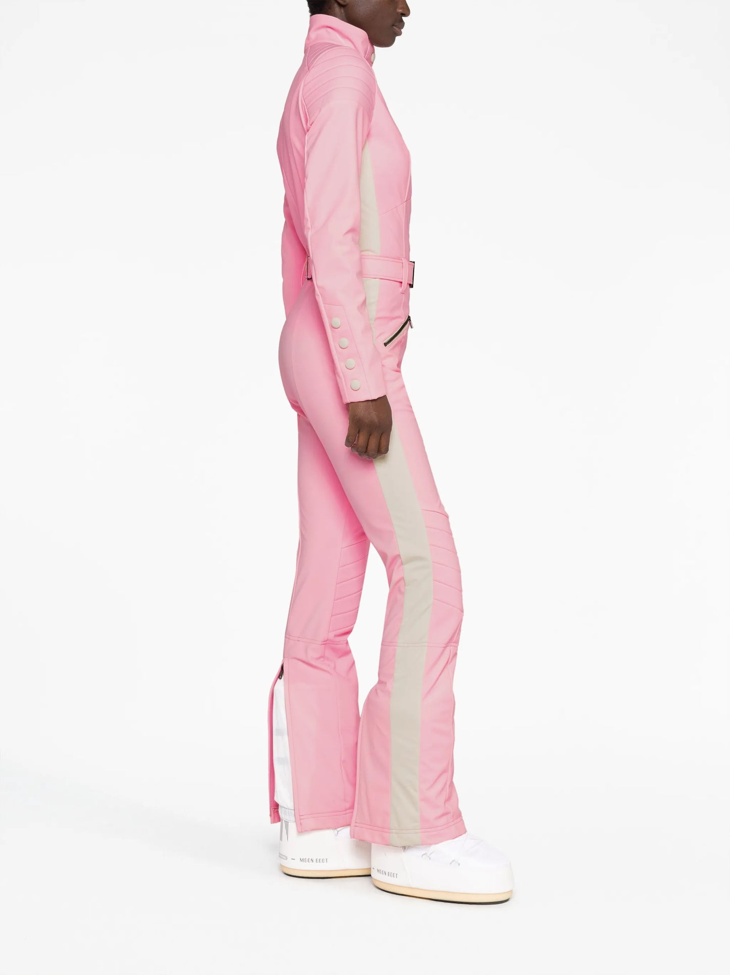 Misha striped ski suit
