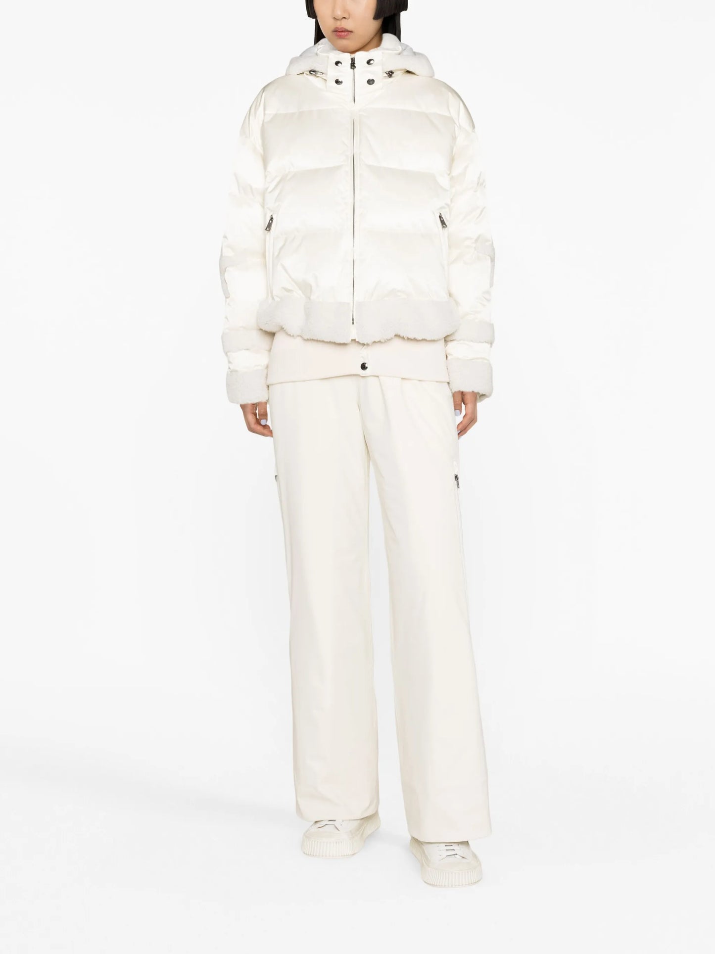 Mia star-patches ski jacket