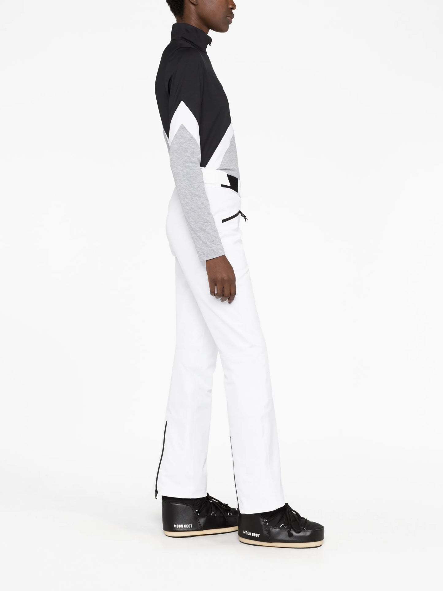 high-neck jumper