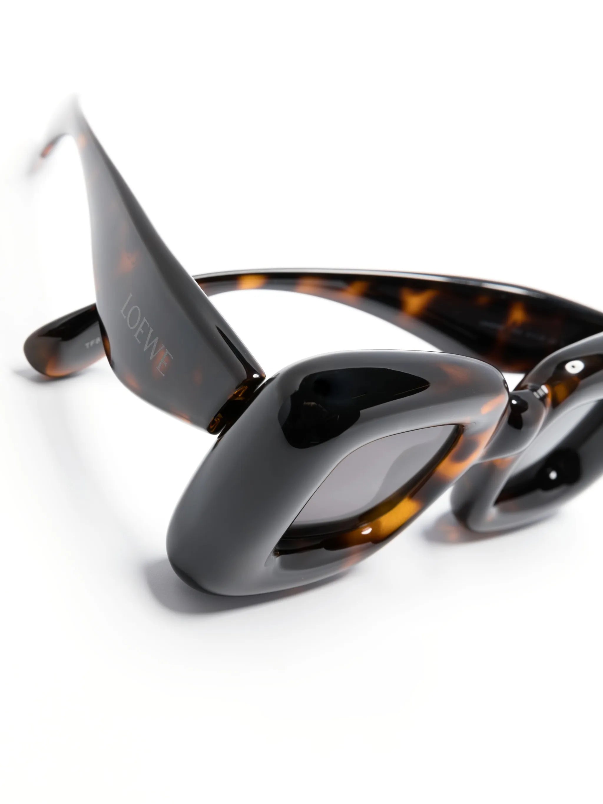 Inflated square-frame sunglasses