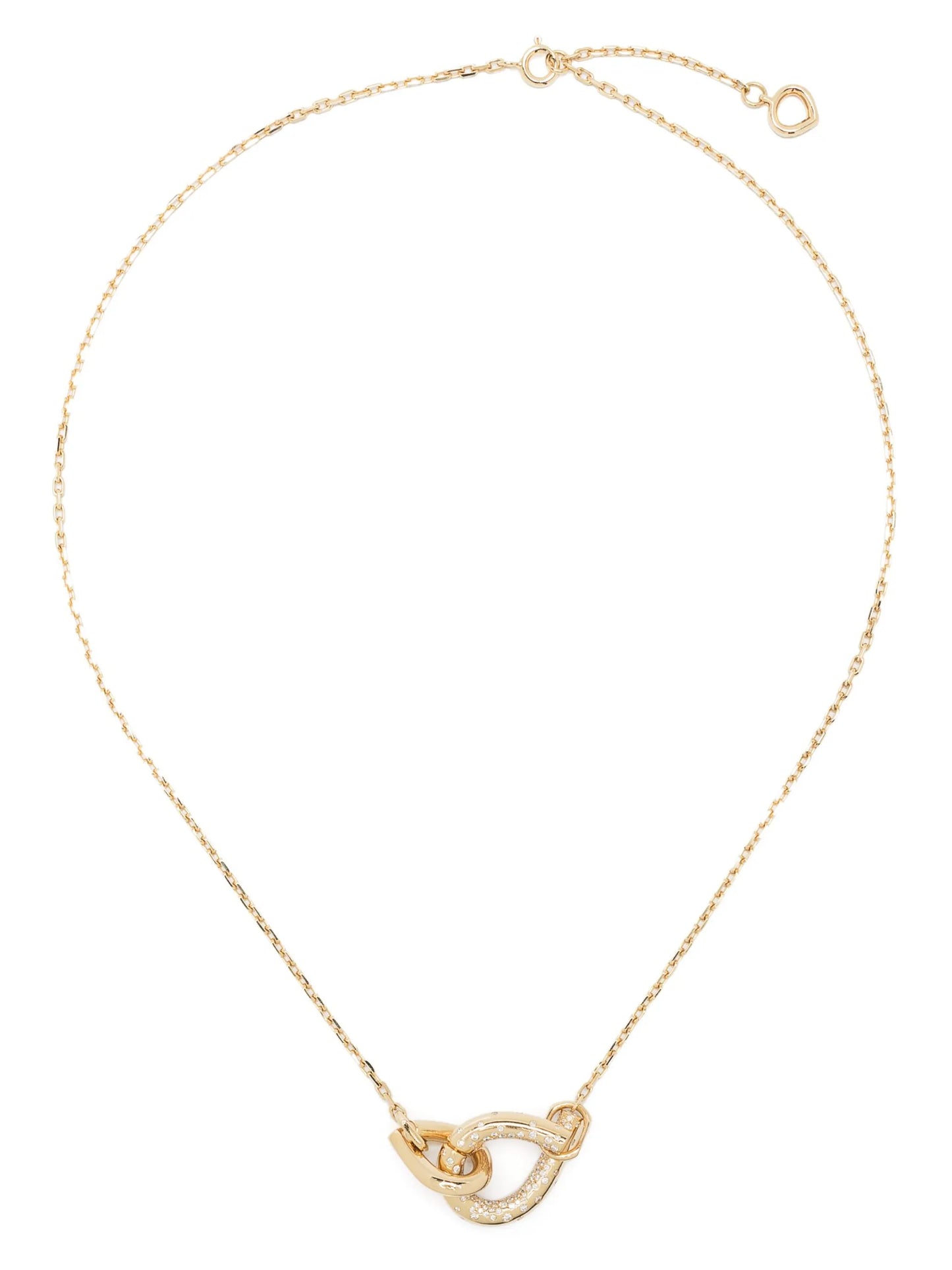 18kt yellow gold Oera diamond pendant necklace