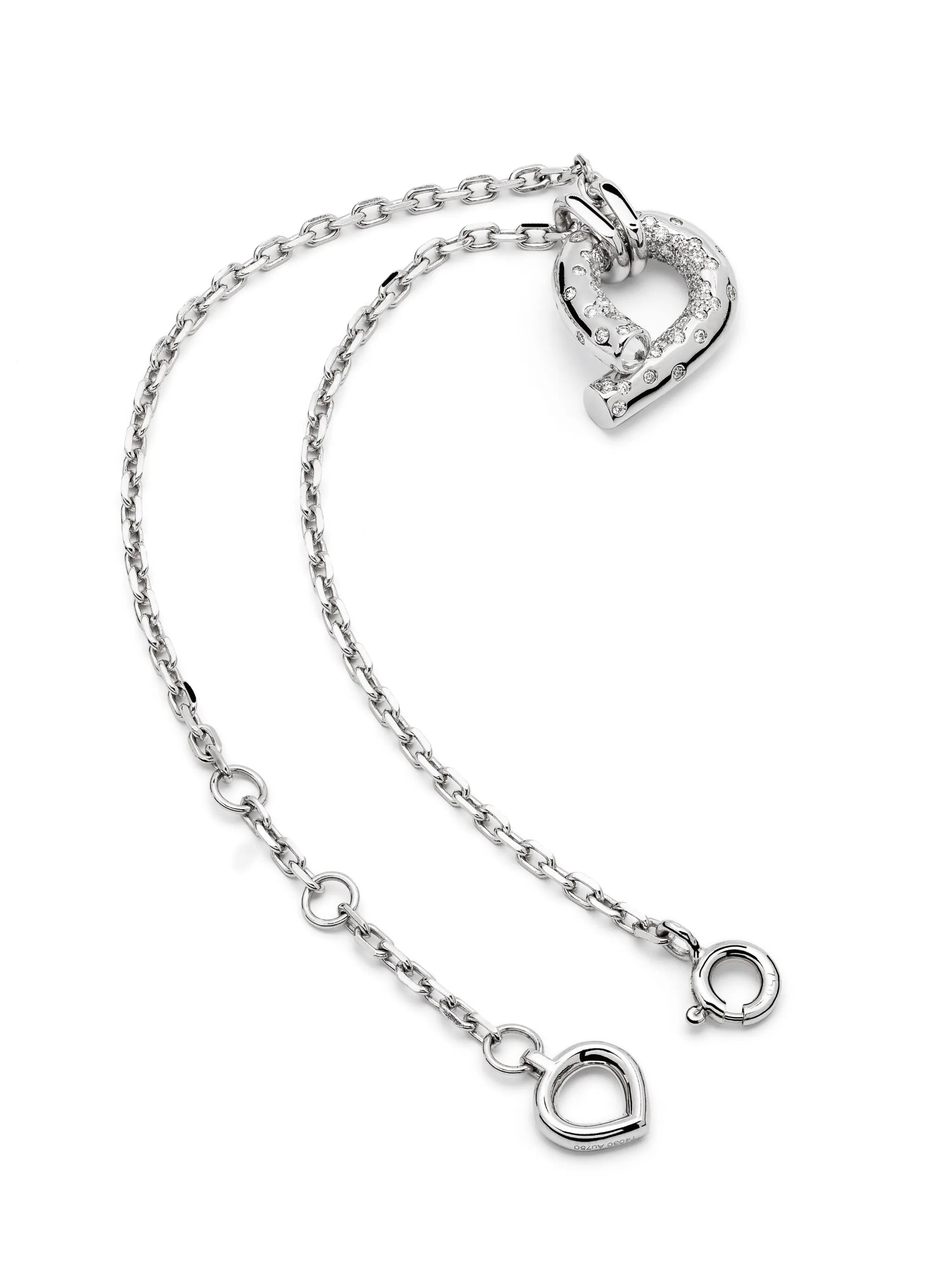 18kt white gold Oera diamond chain bracelet