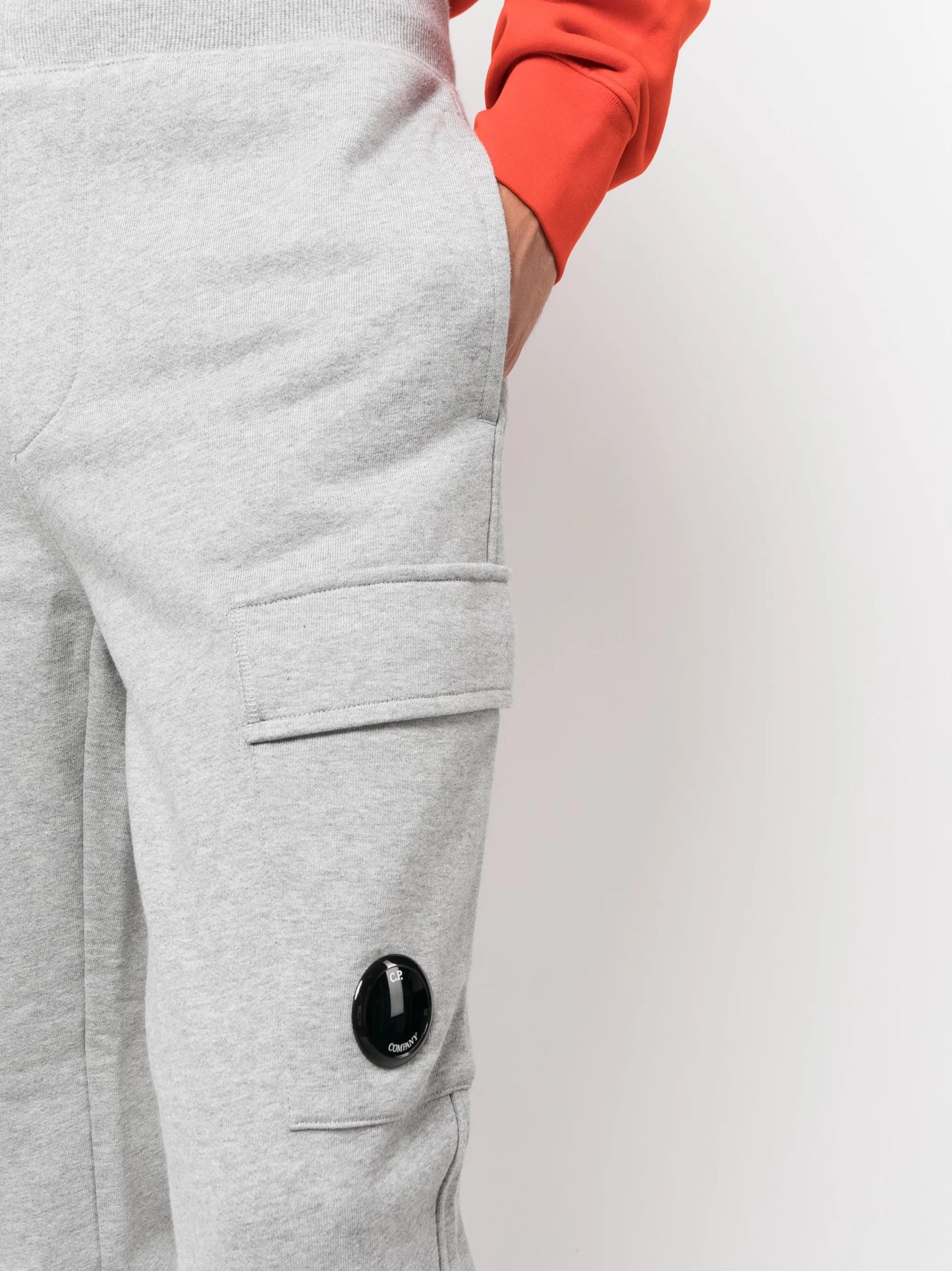 logo-patch cotton track pants