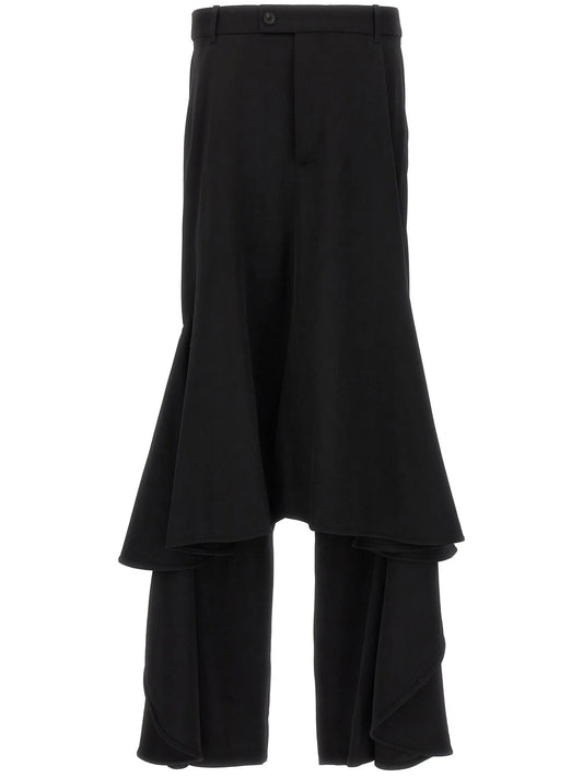 Deconstructed Godet maxi skirt
