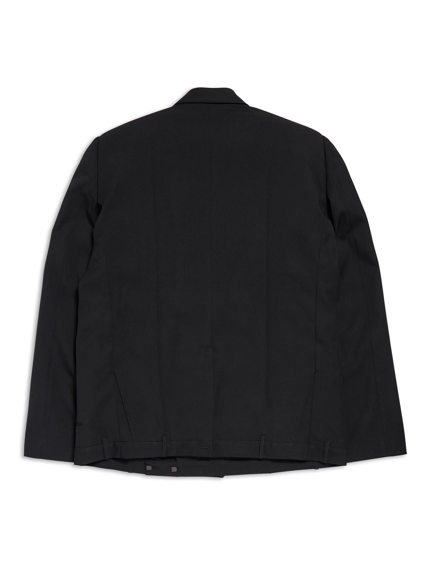 Deconstructed wool blazer