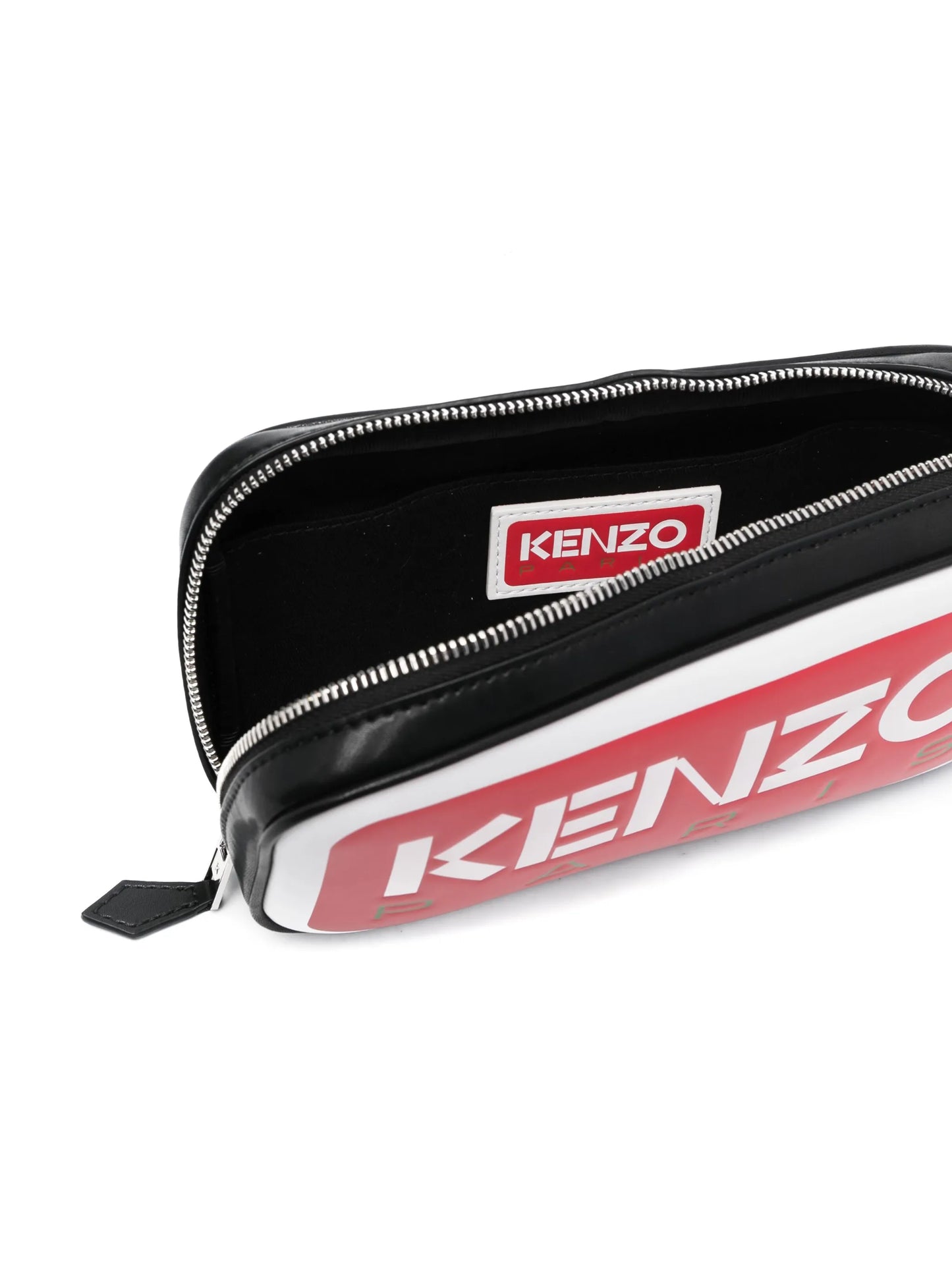 logo-print messenger bag