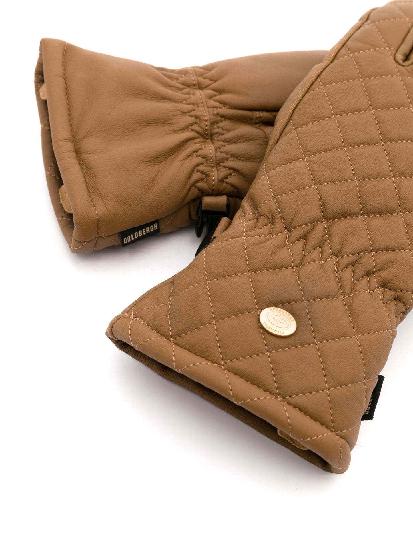 Nishi quilted ski gloves