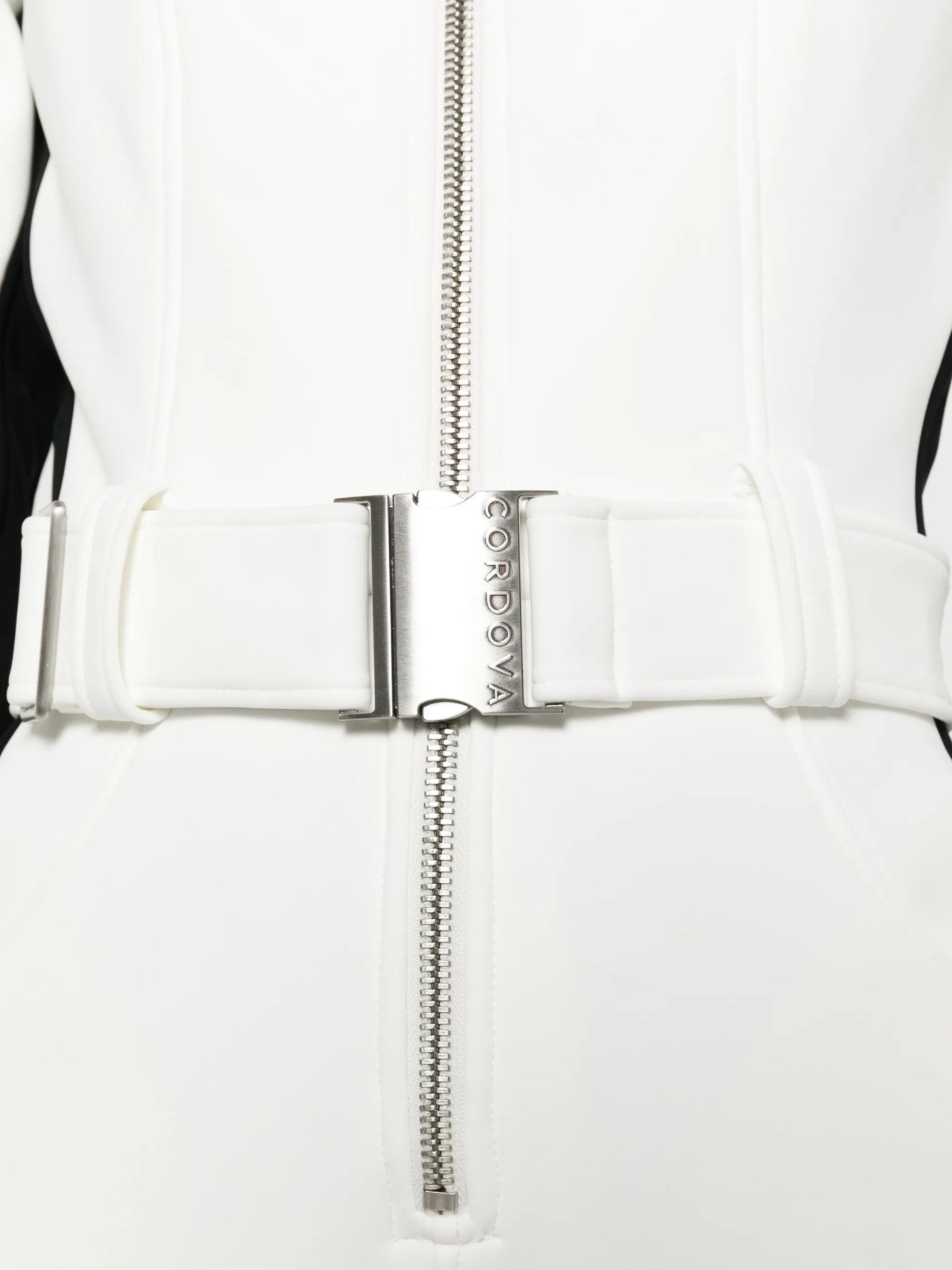 OTB logo-patch belted ski suit