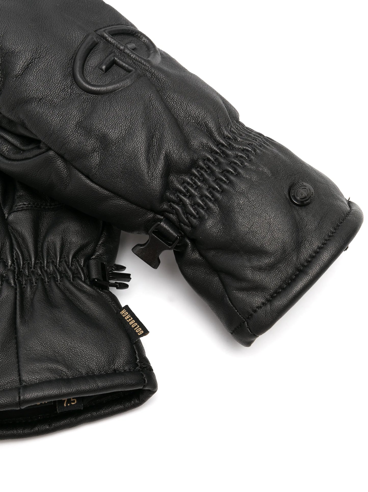 Hilja leather ski mittens