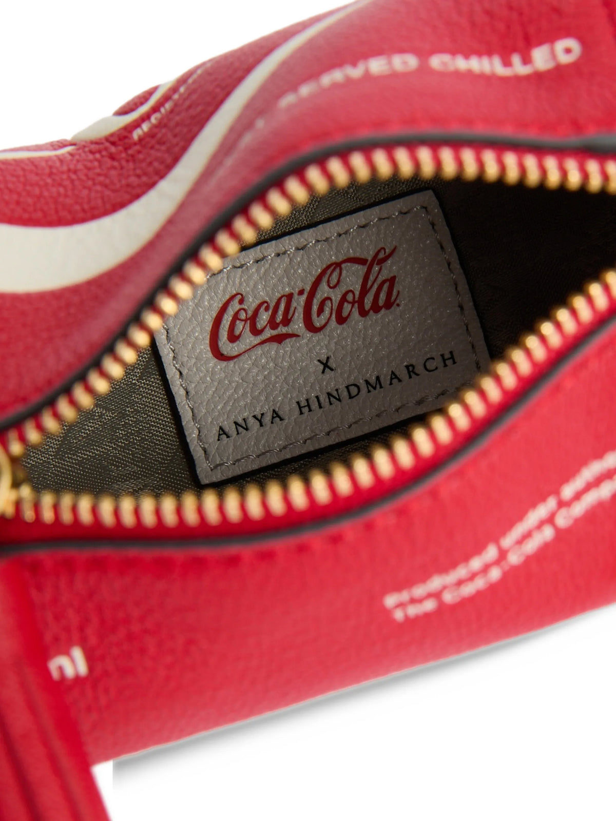 x Coca Cola leather coin-purse keychain