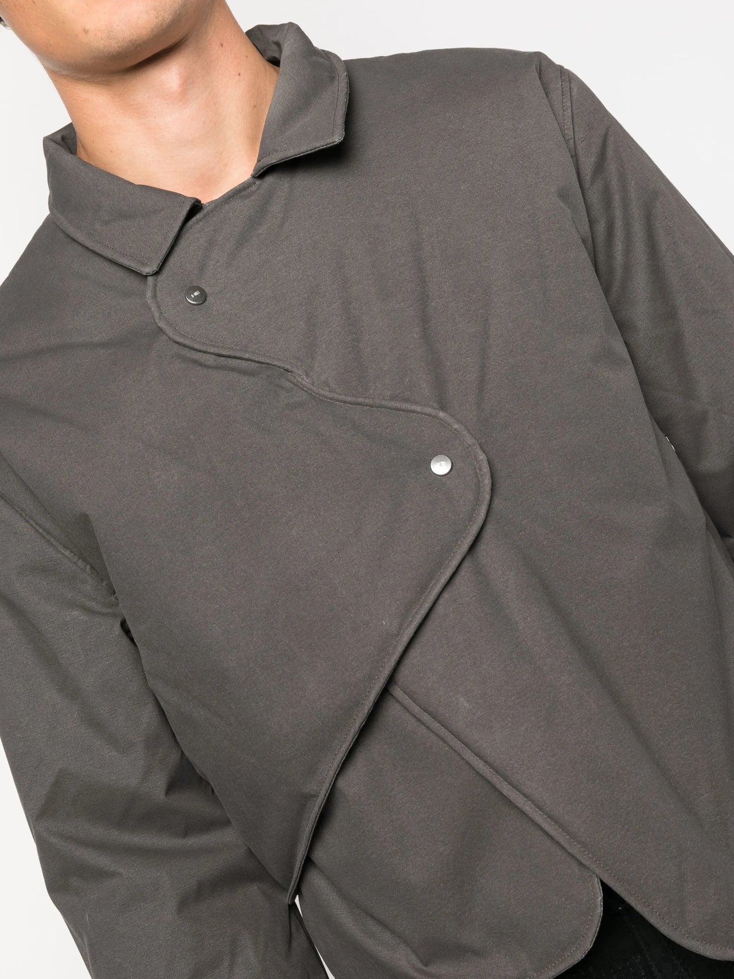 Concordance asymmetric padded jacket