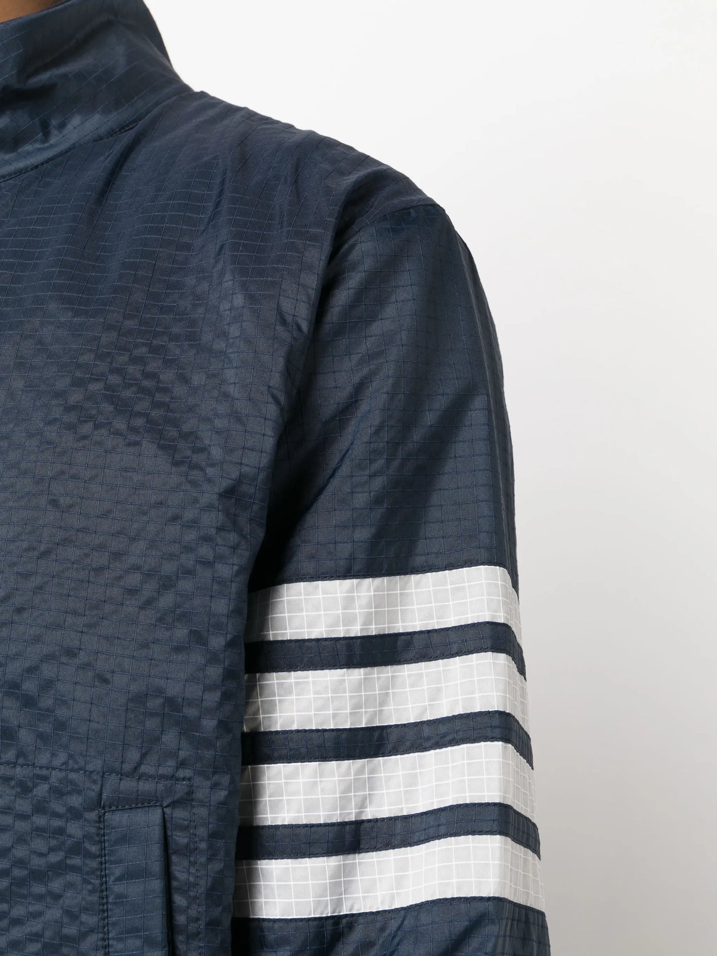 4-Bar stripe ripstop jacket