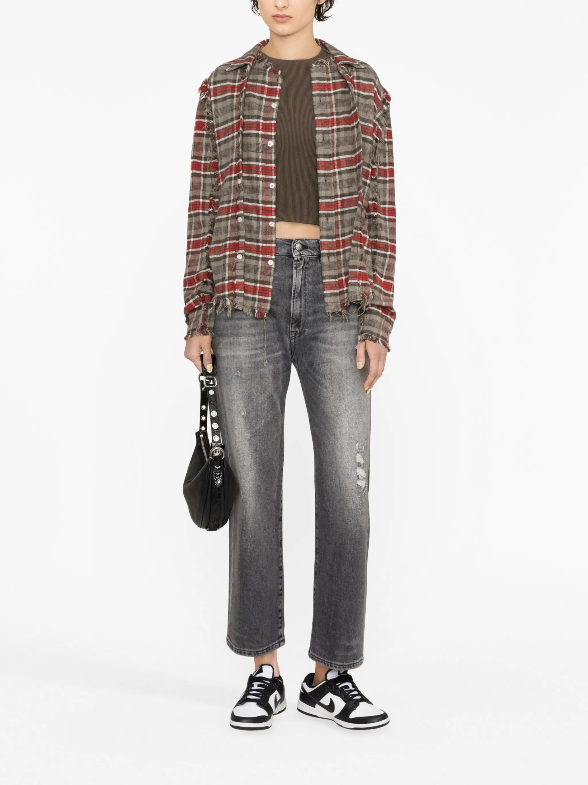 cropped boyfriend jeans
