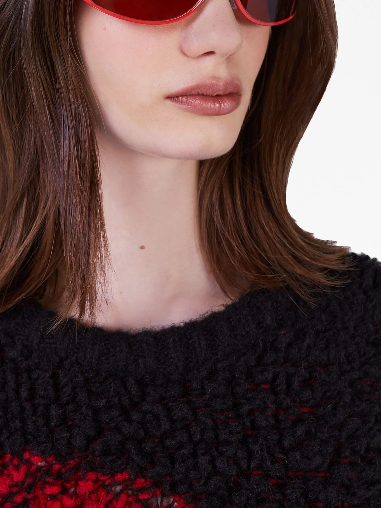 Pixel Horse jaquard wool jumper
