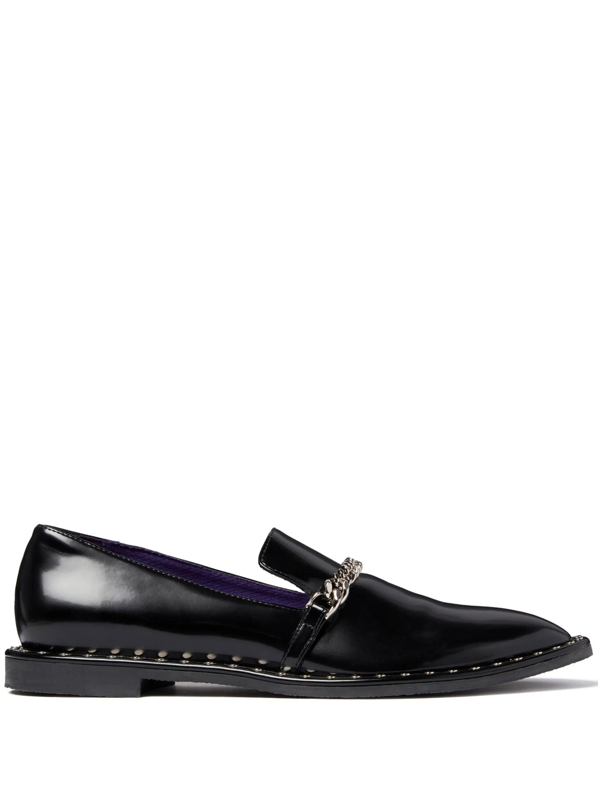 Falabella chain-link detailing loafers