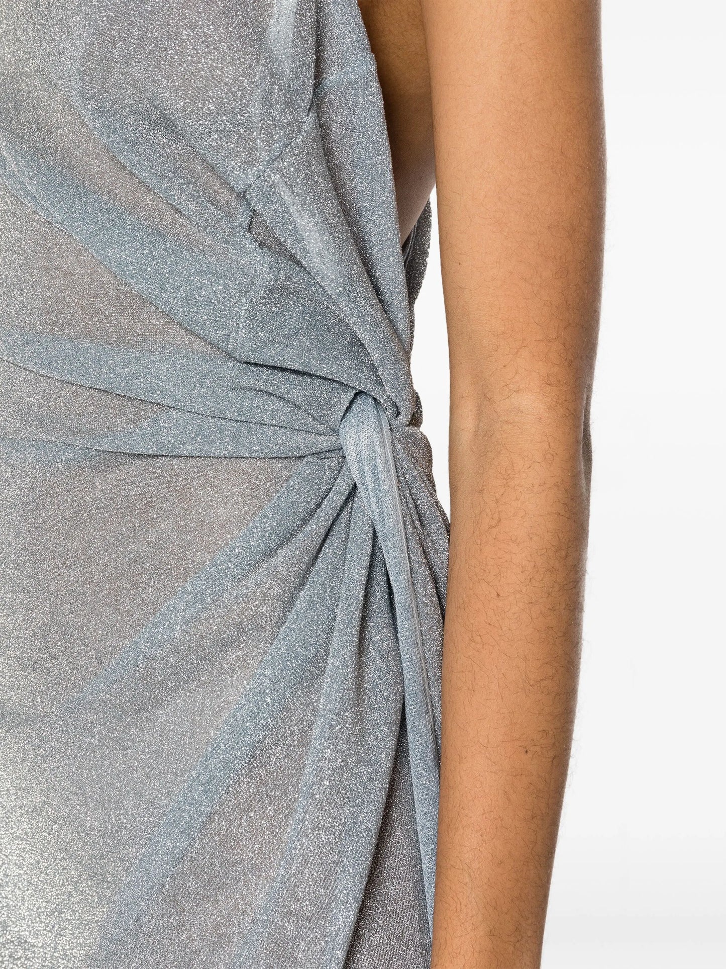 Lumière knot maxi dress