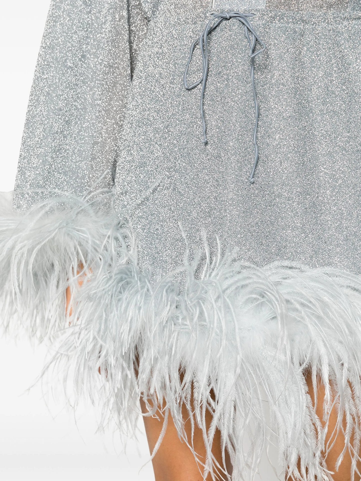 Lumière Plumage miniskirt