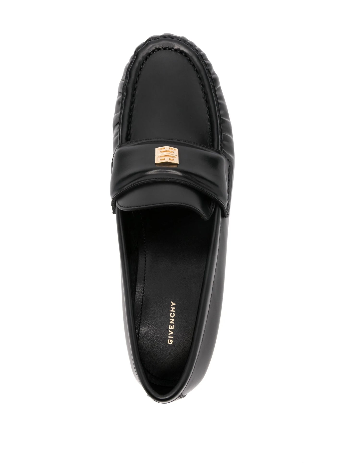 4G-plaque loafers