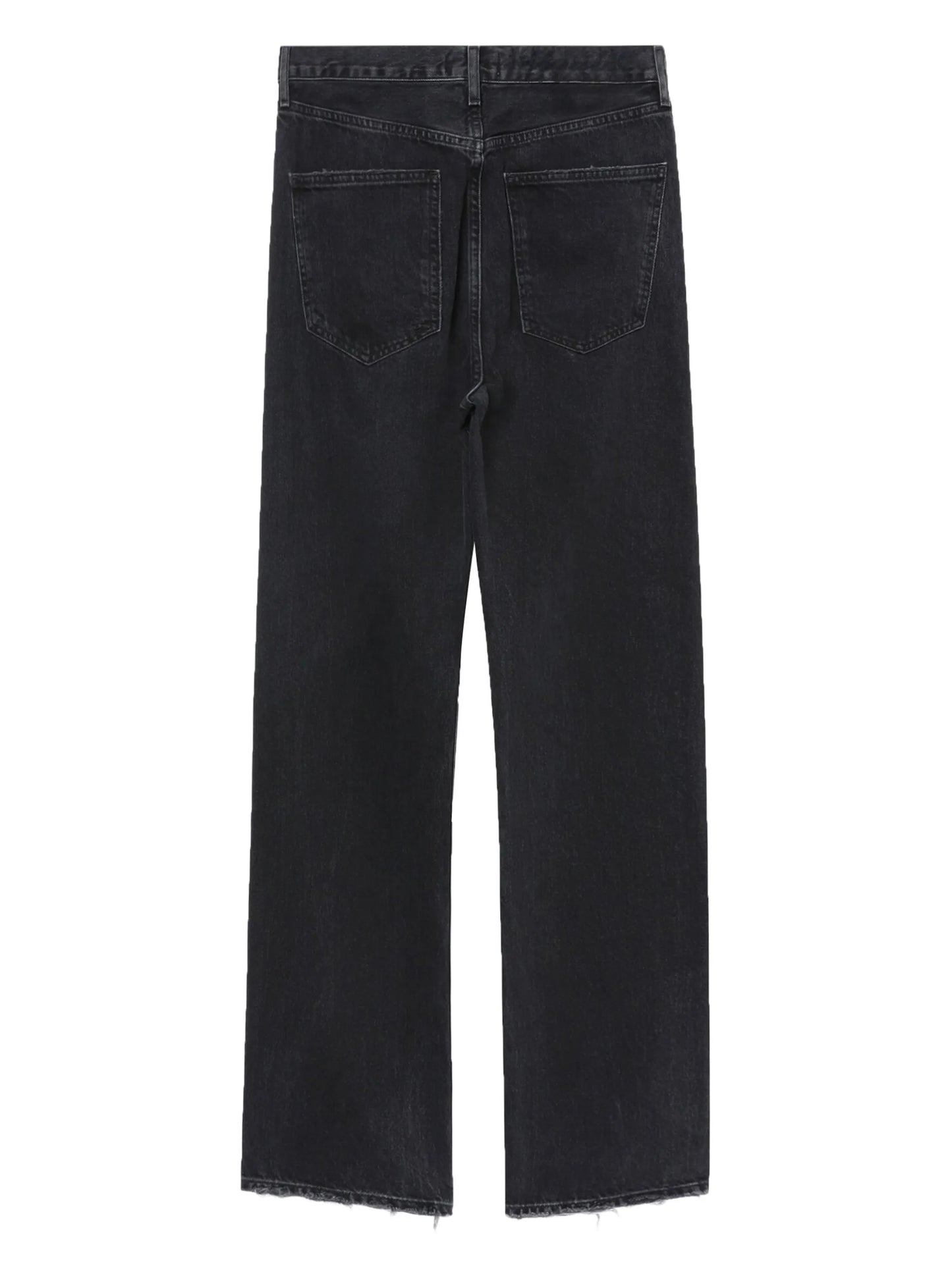 mid-rise wide-leg jeans