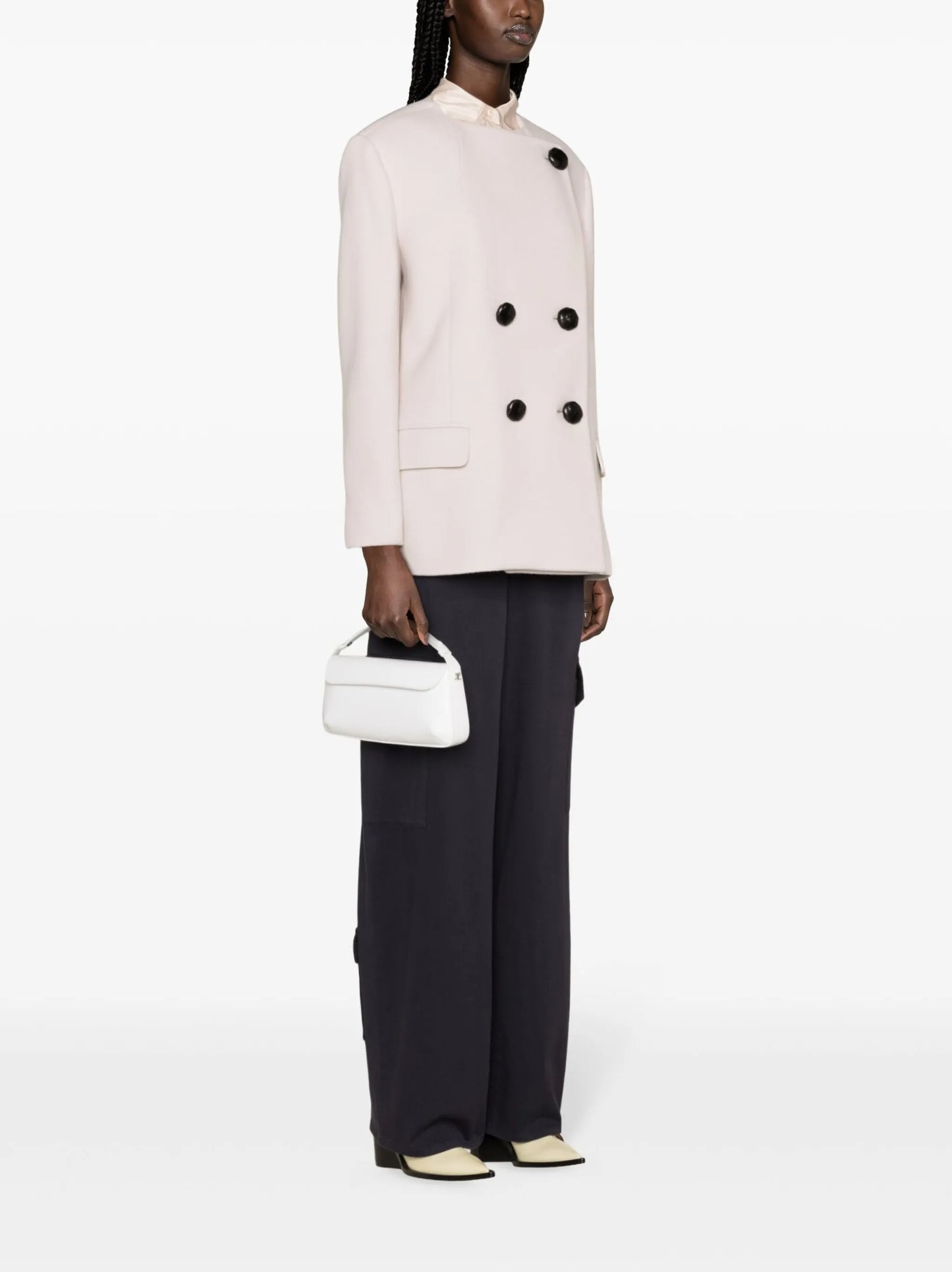 Ebridgi double-breasted coat