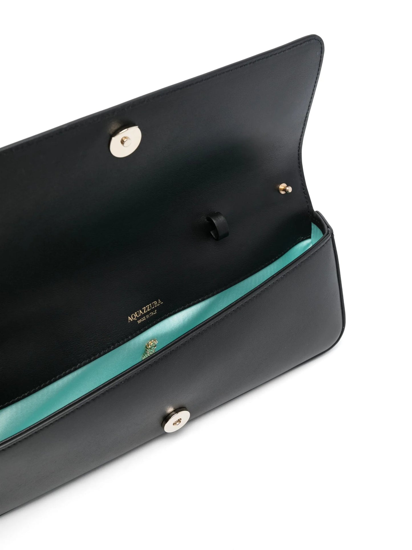 Twist leather shoulder bag