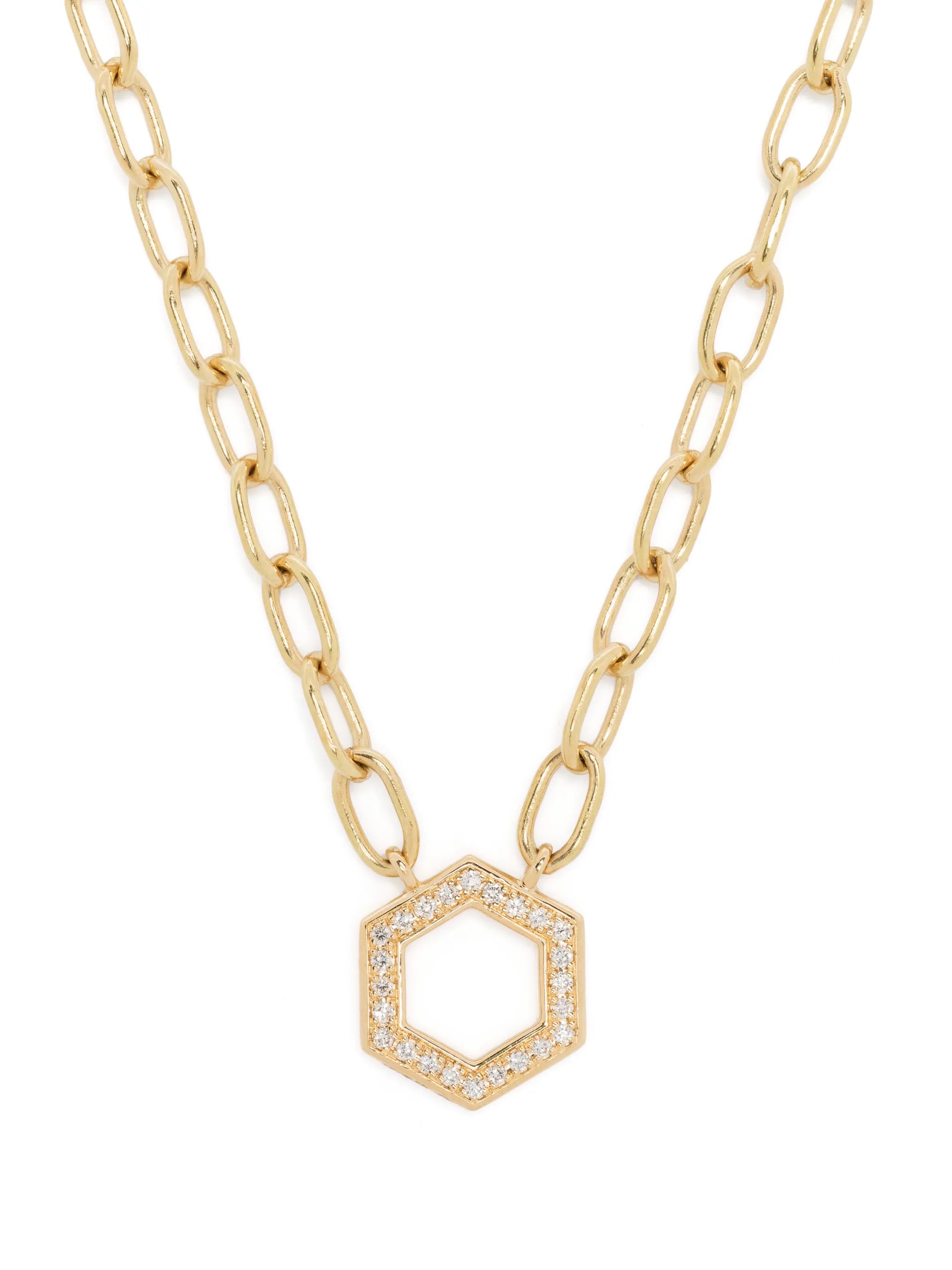 18kt yellow gold Foundation diamond chain necklace