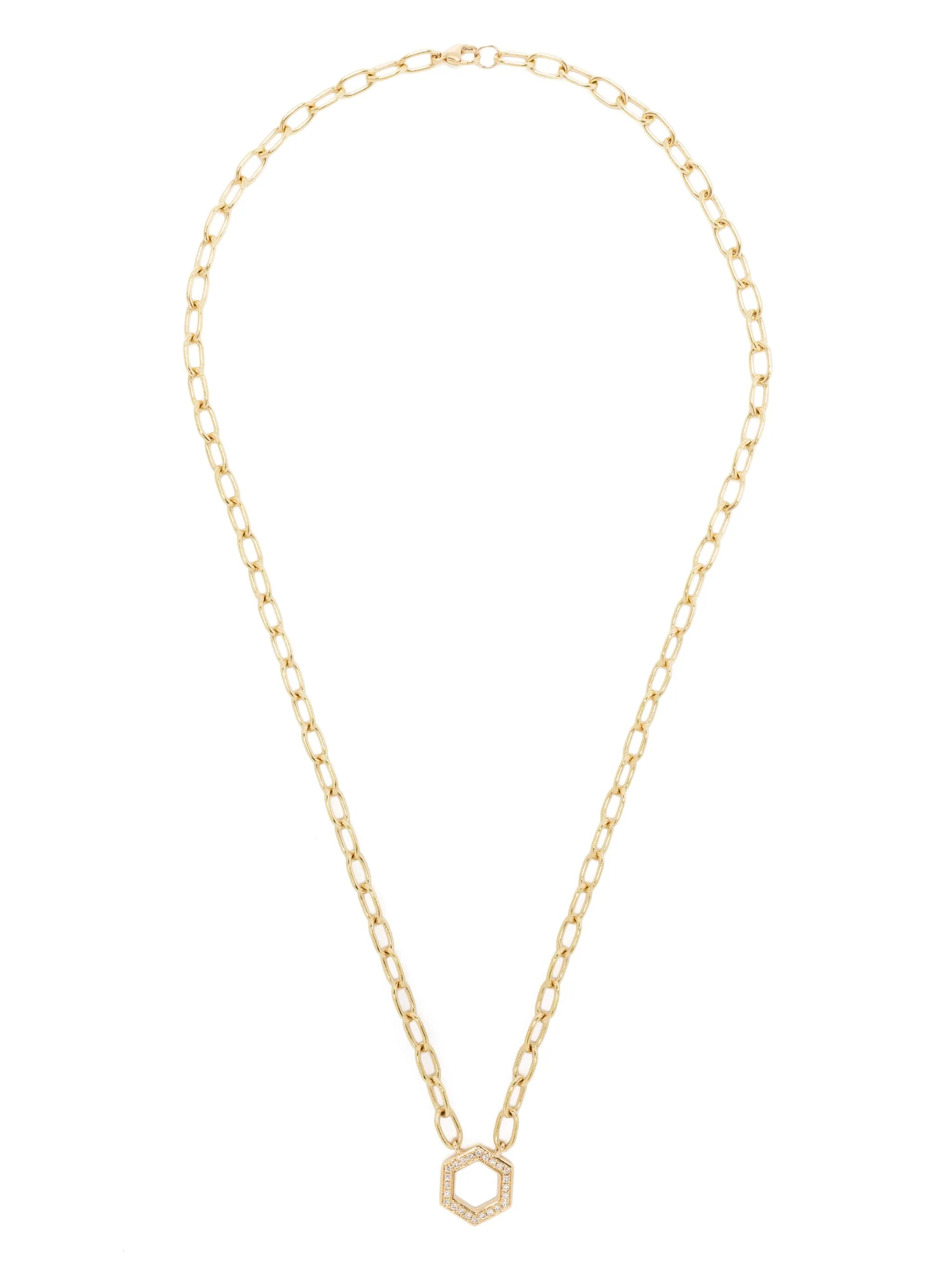 18kt yellow gold Foundation diamond chain necklace