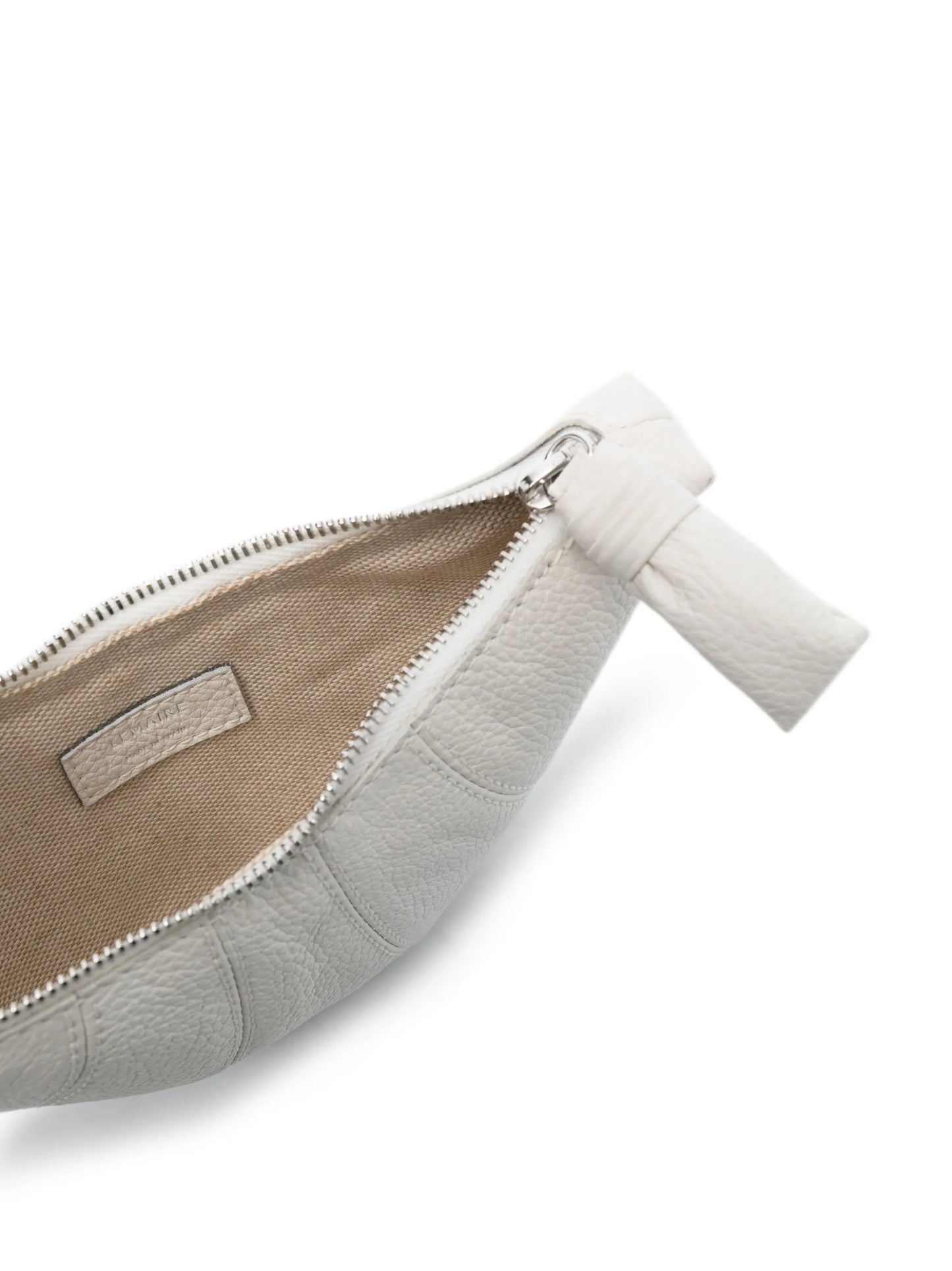 Croissant leather coin purse