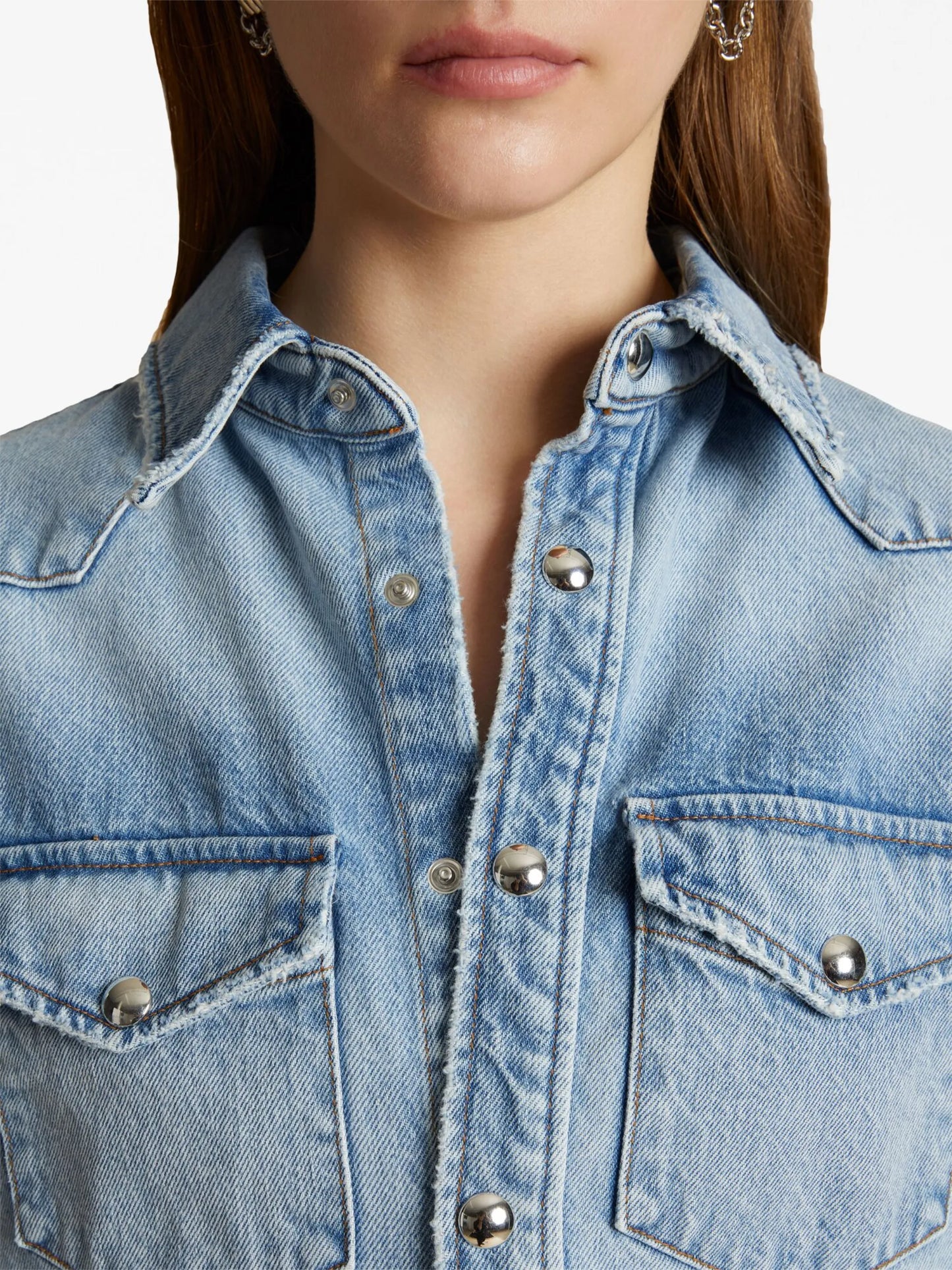 Wesley long-sleeve denim shirt