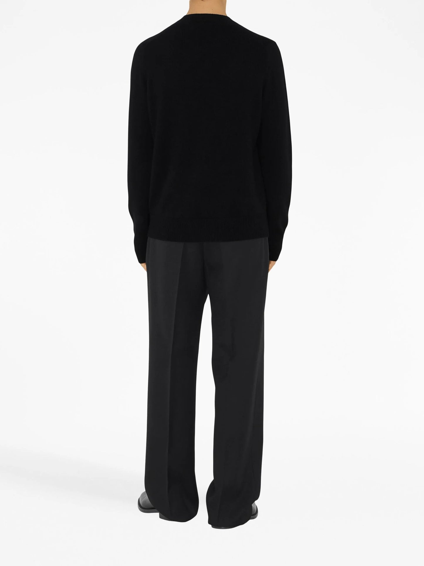 long-sleeve cashmere jumper