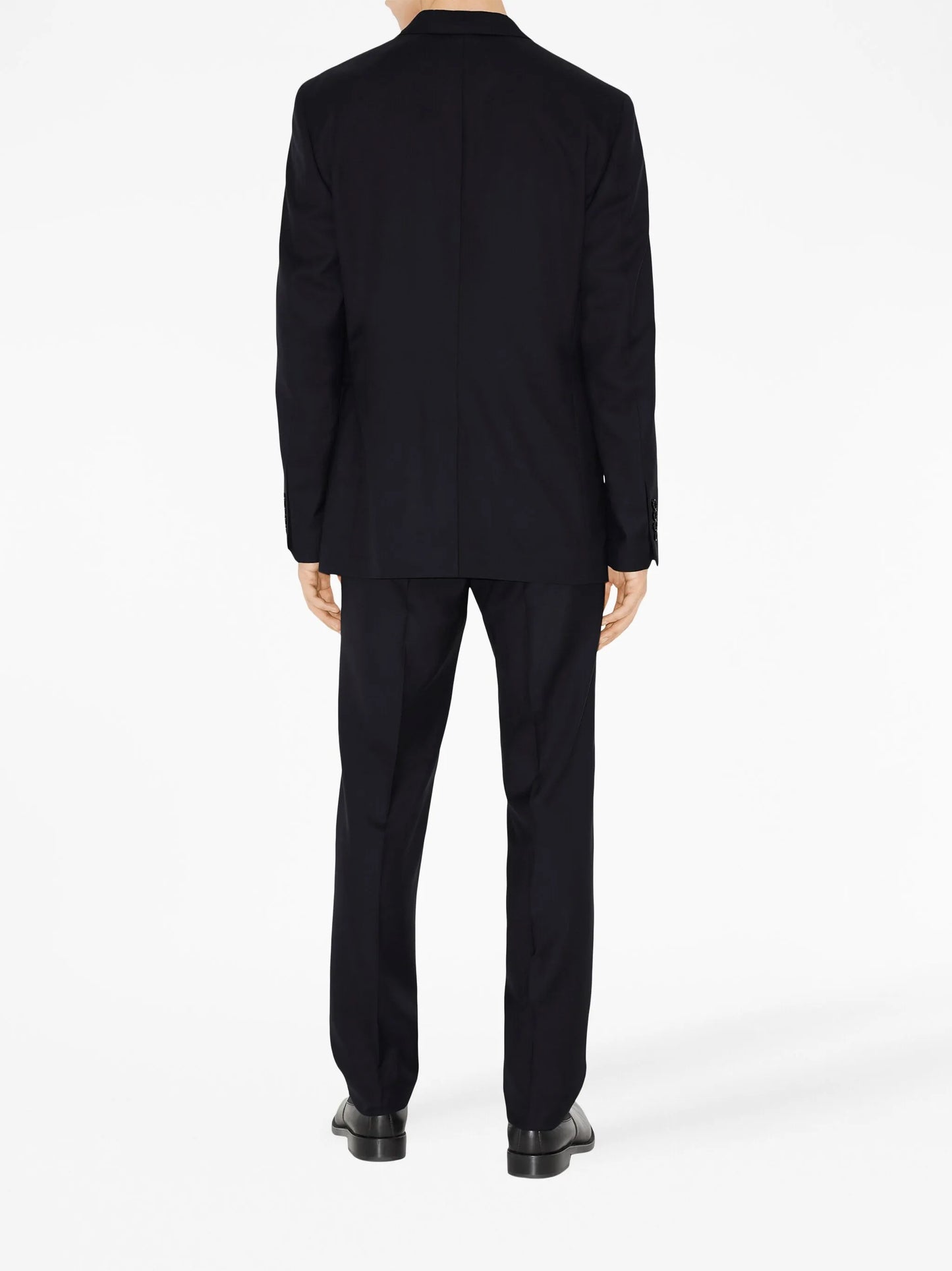 notched-collar single-breasted blazer