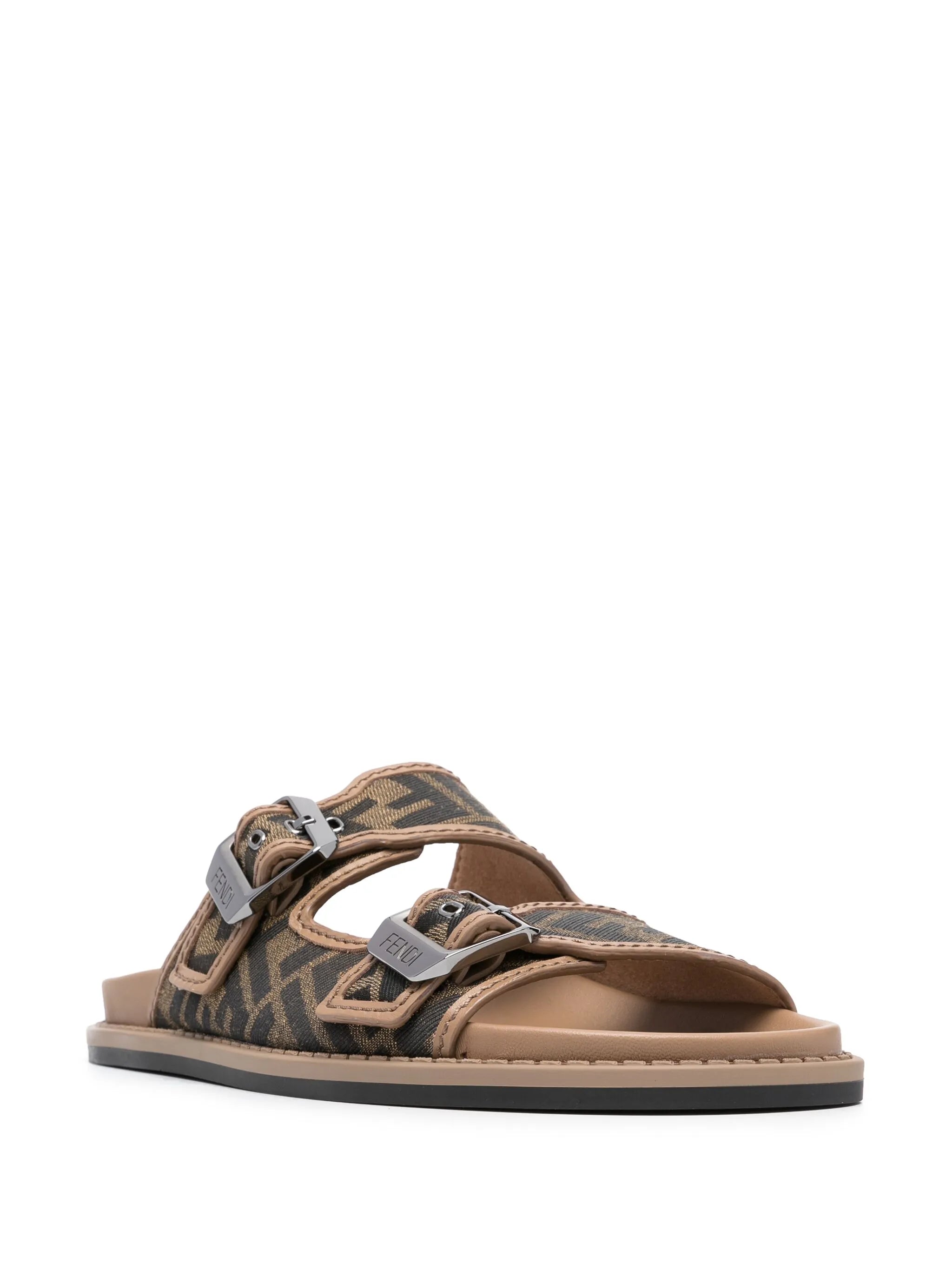 Feel FF-jacquard sandals