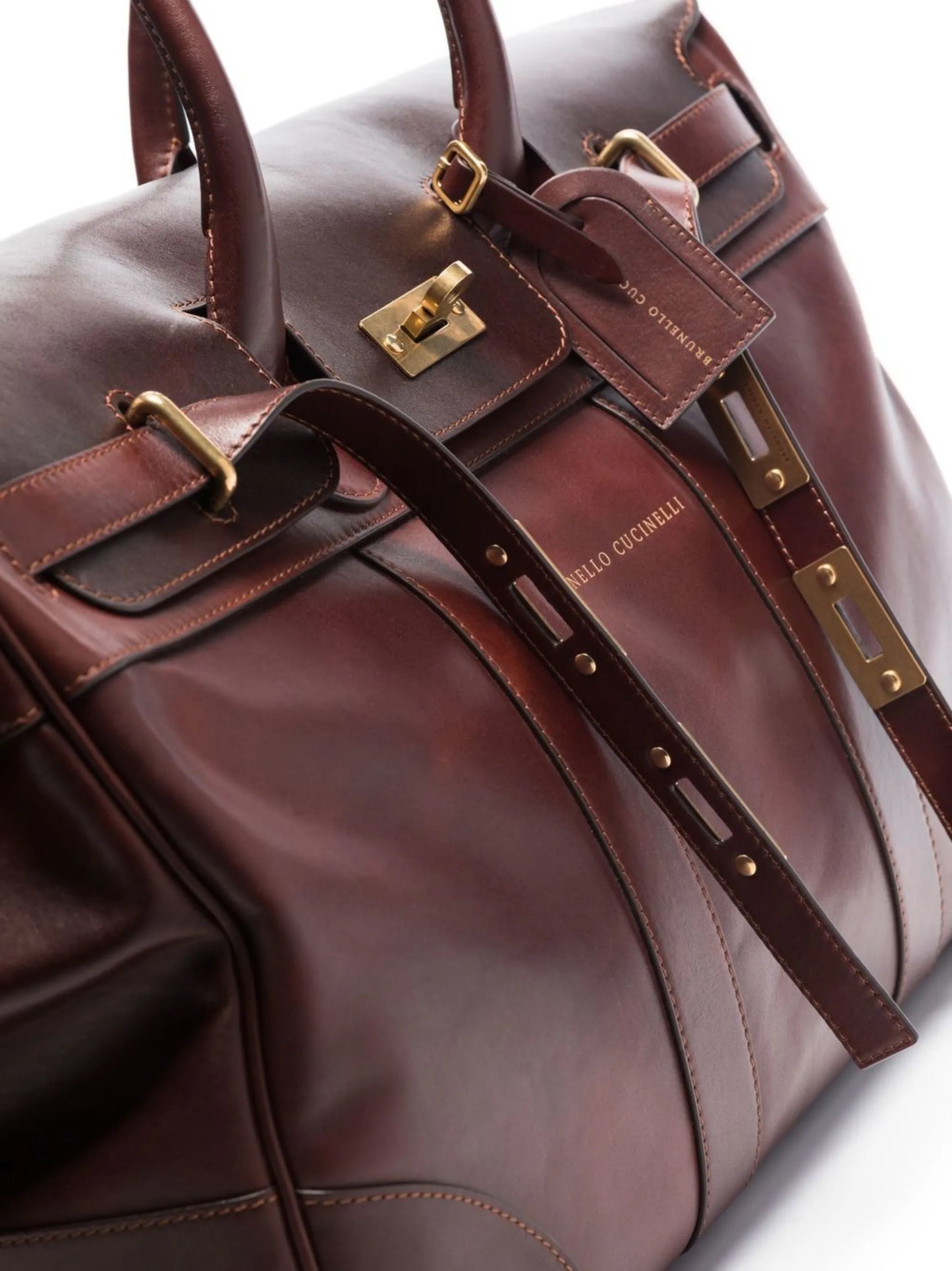 Weekender leather holdall