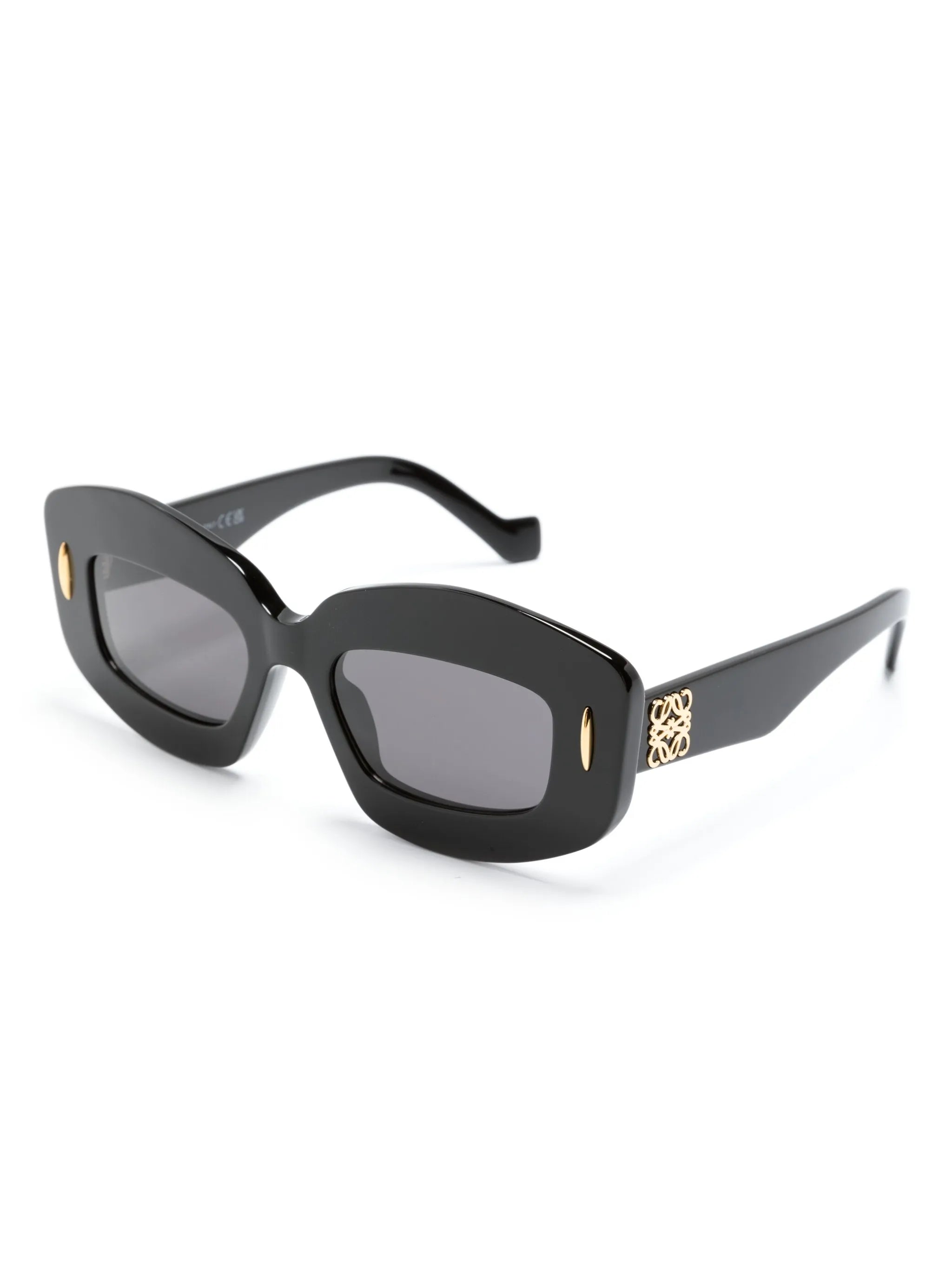 Screen rectangle-frame sunglasses