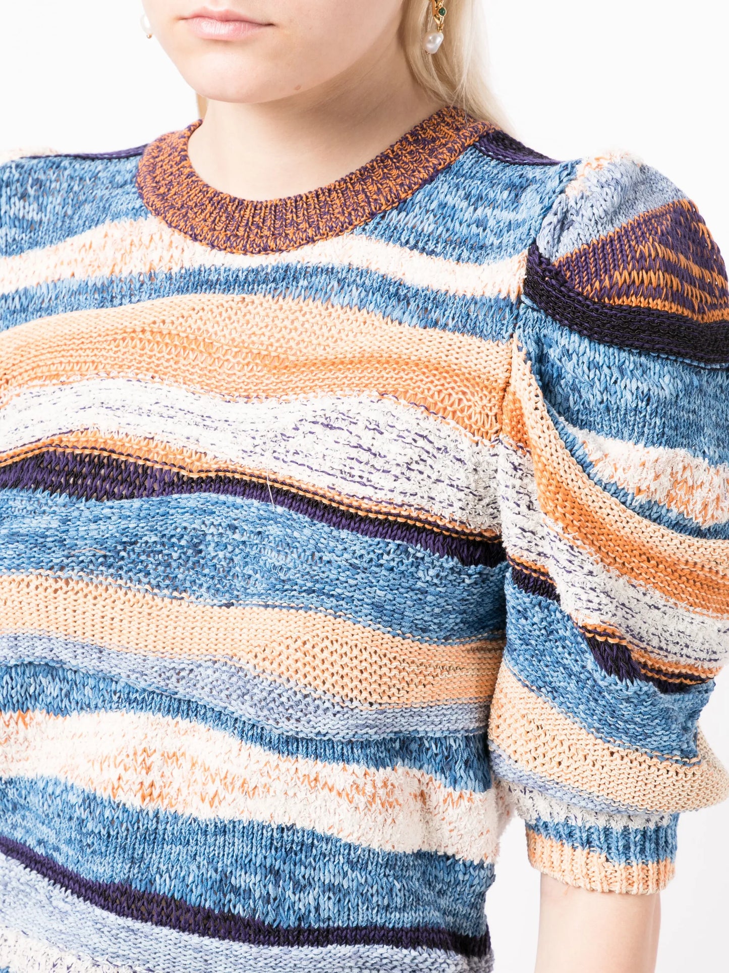 Odie striped knit top