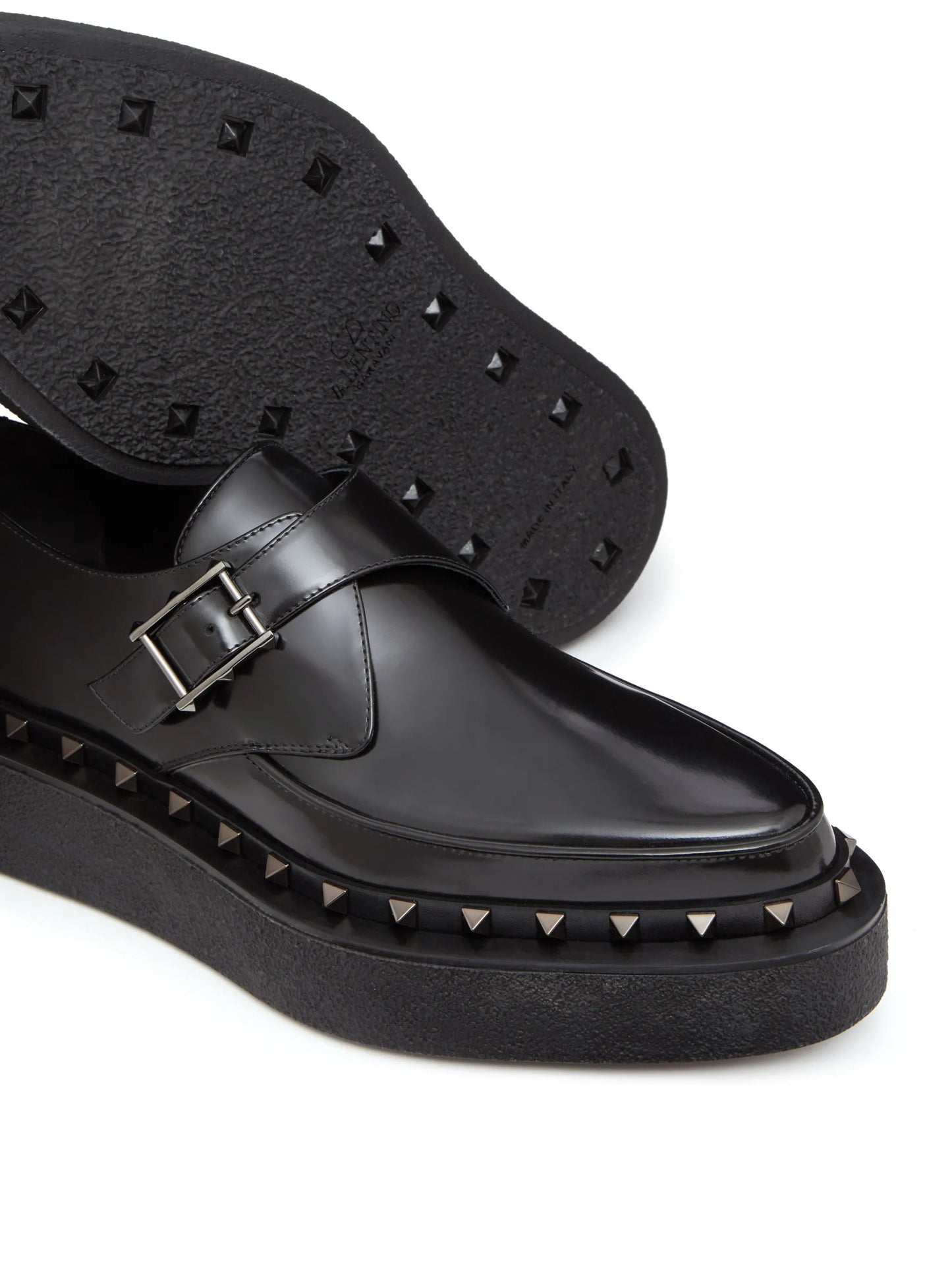 50mm Rockstud M-Way monk shoes
