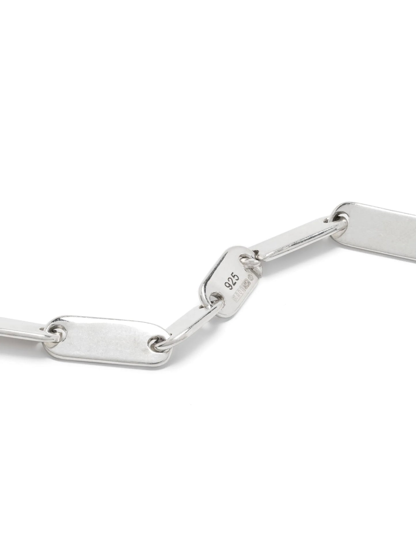 Monolinka logo-engraved necklace