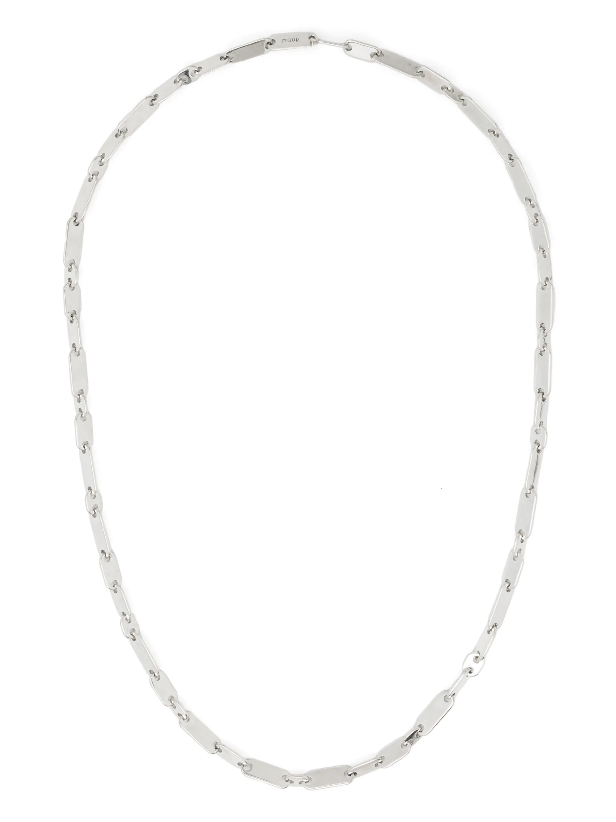 Monolinka logo-engraved necklace