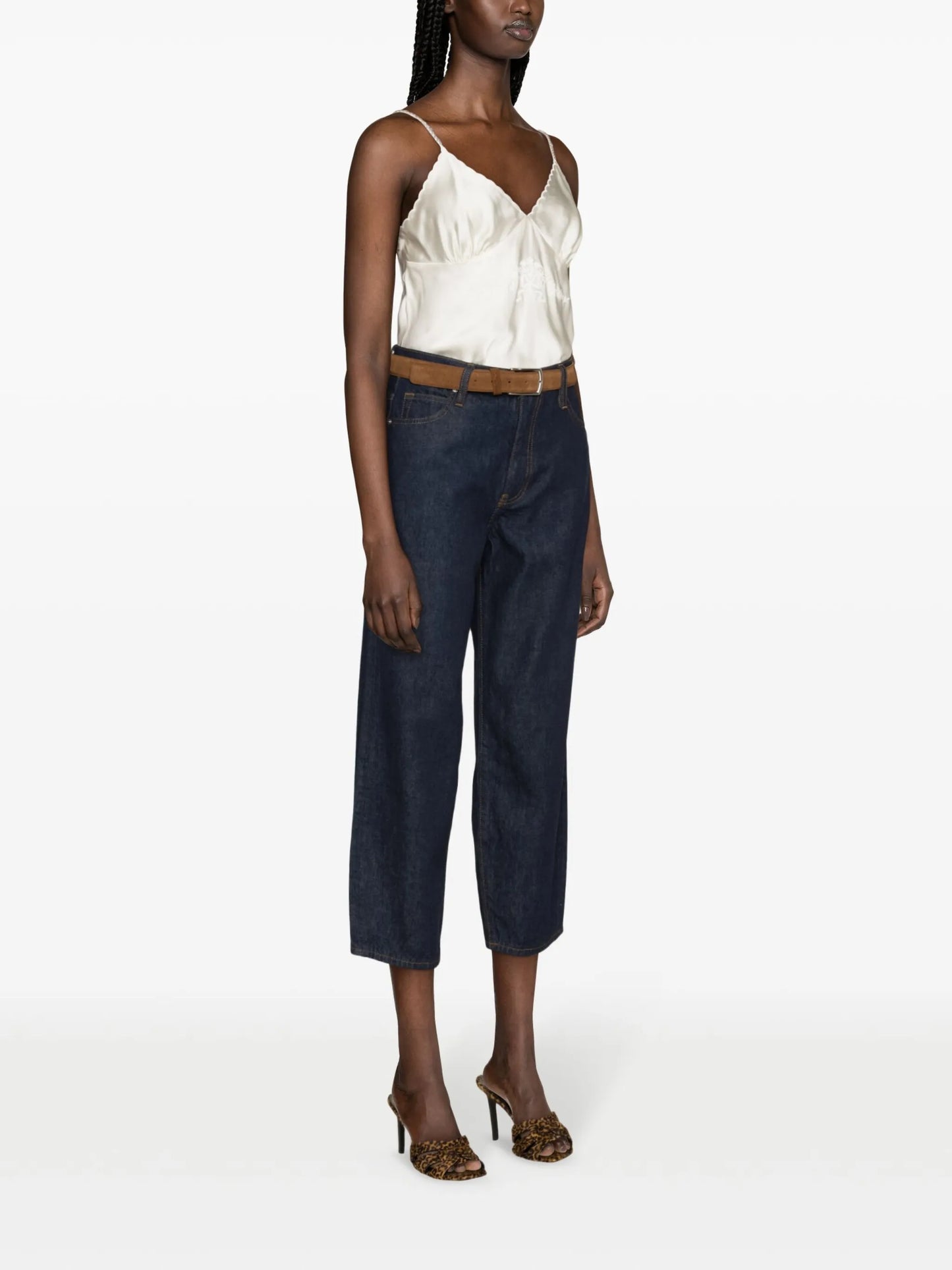 mid-rise boyfriend jeans