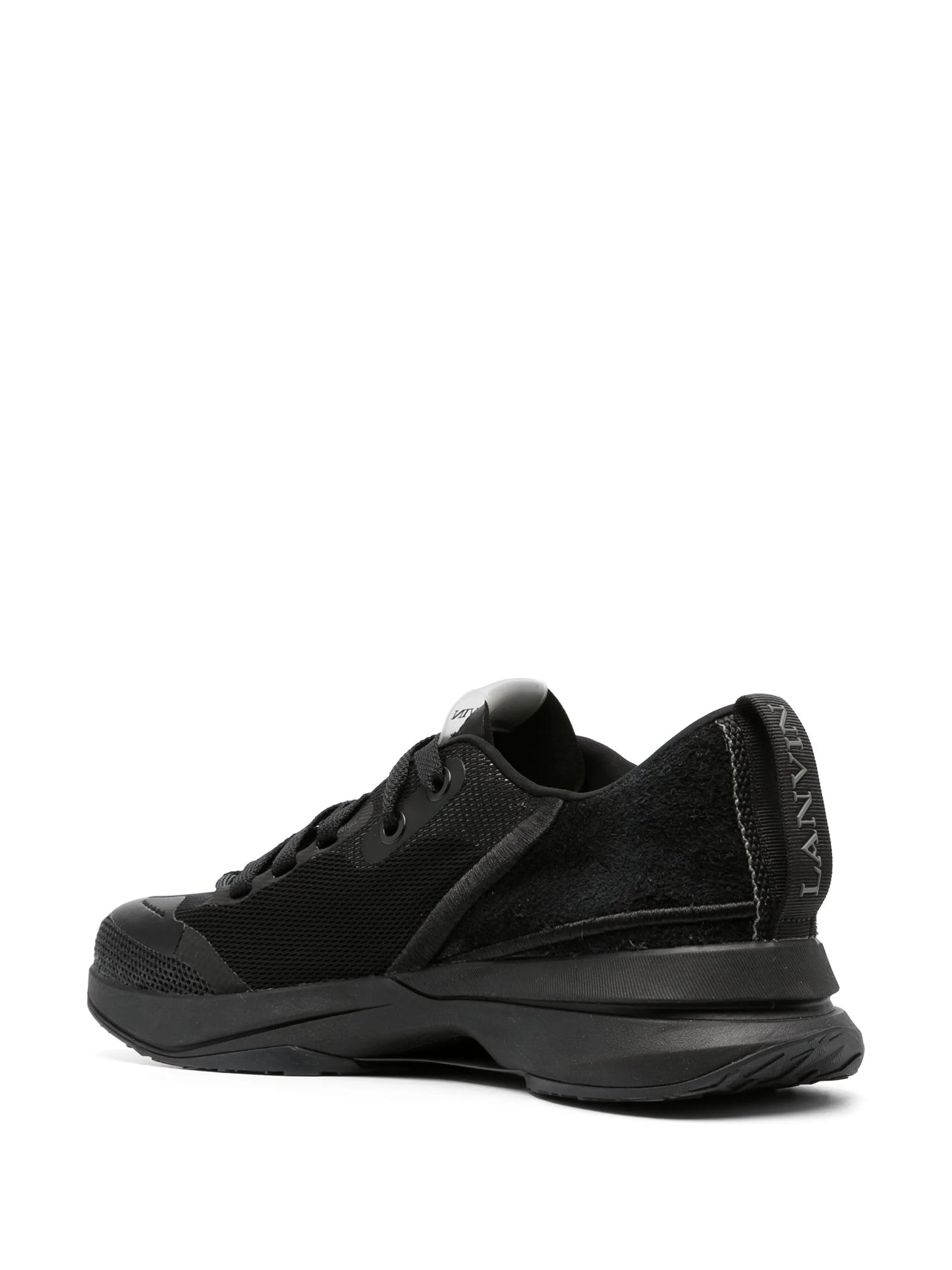 logo-detail mesh sneakers